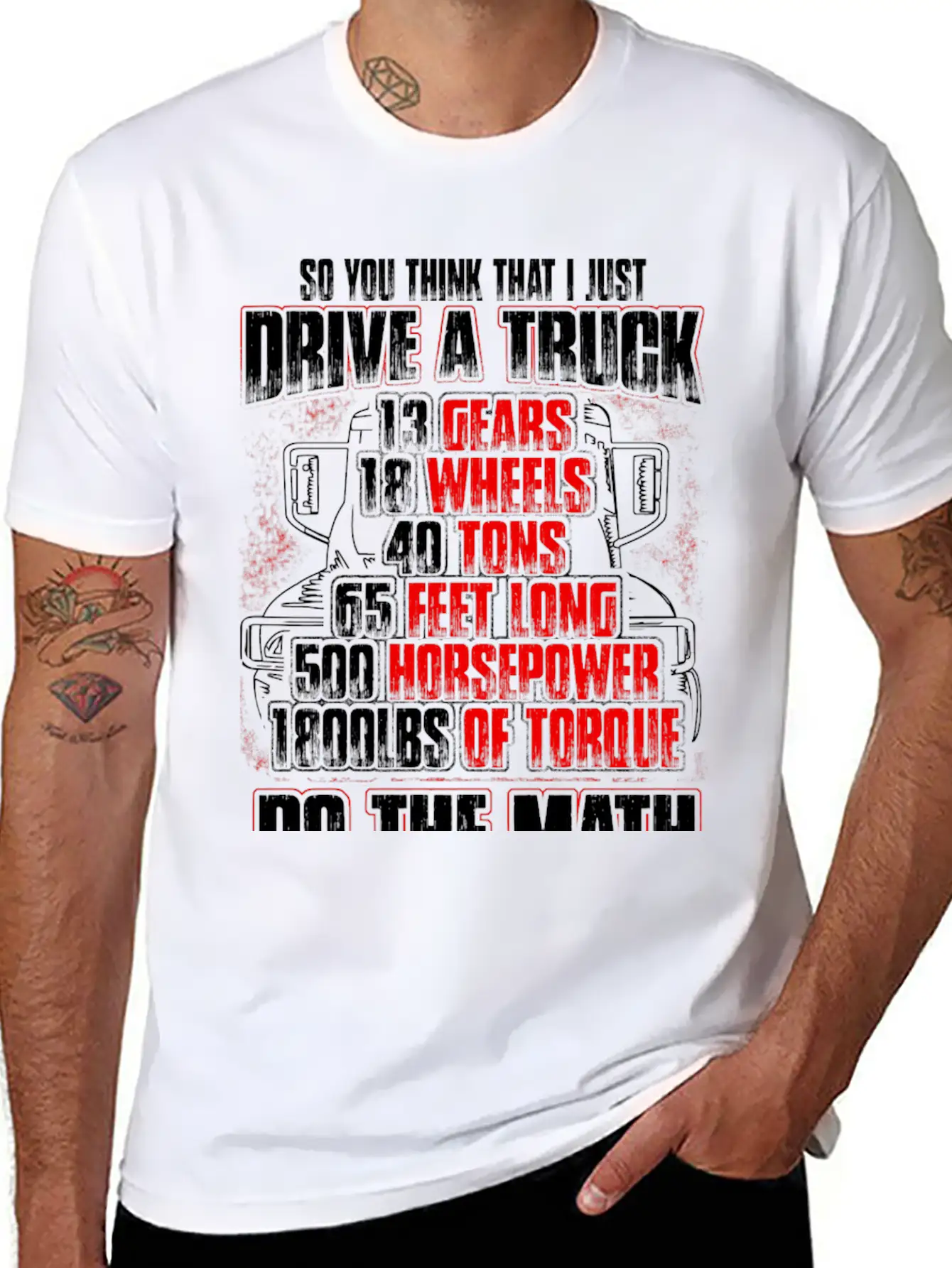 Truck Driver - So You Think That I Just Drive Soft Cotton Short Sleeve Tee ¨C Unisex Wardrobe Staple