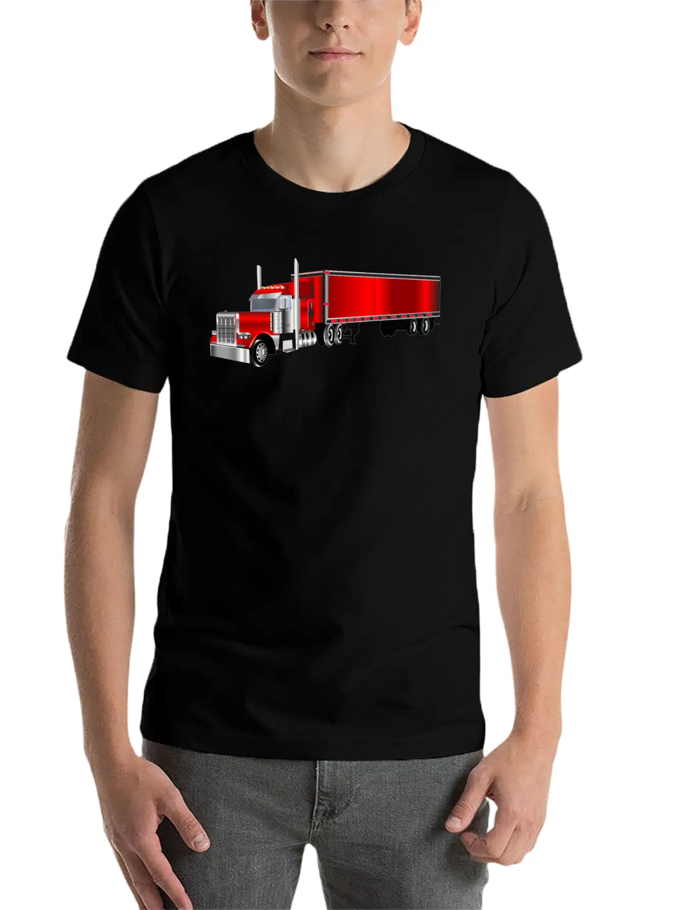 Trucking Basic Graphic T-Shirt ¨C Daily Comfort In Soft Cotton