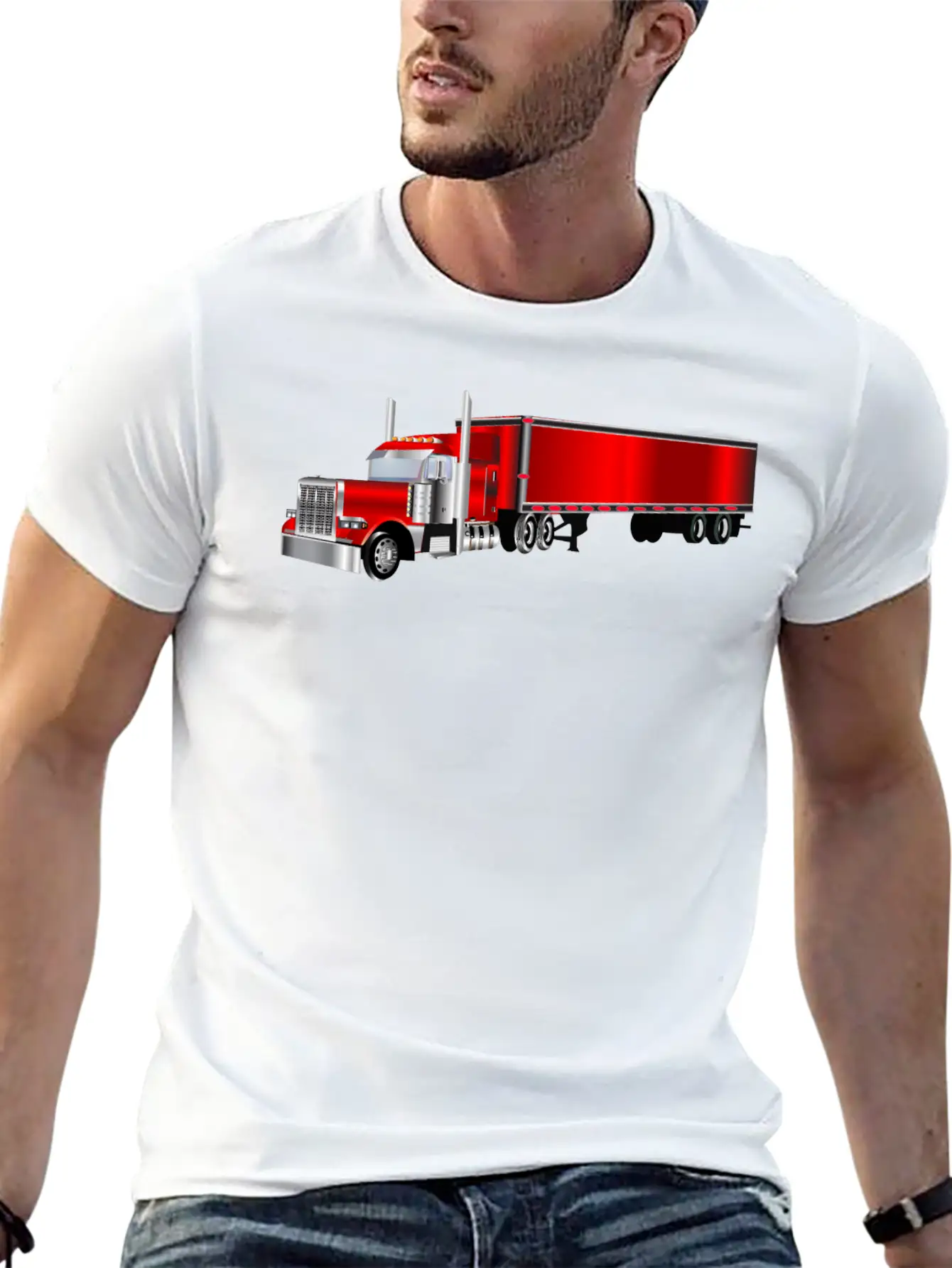 Trucking Basic Graphic T-Shirt ¨C Daily Comfort In Soft Cotton