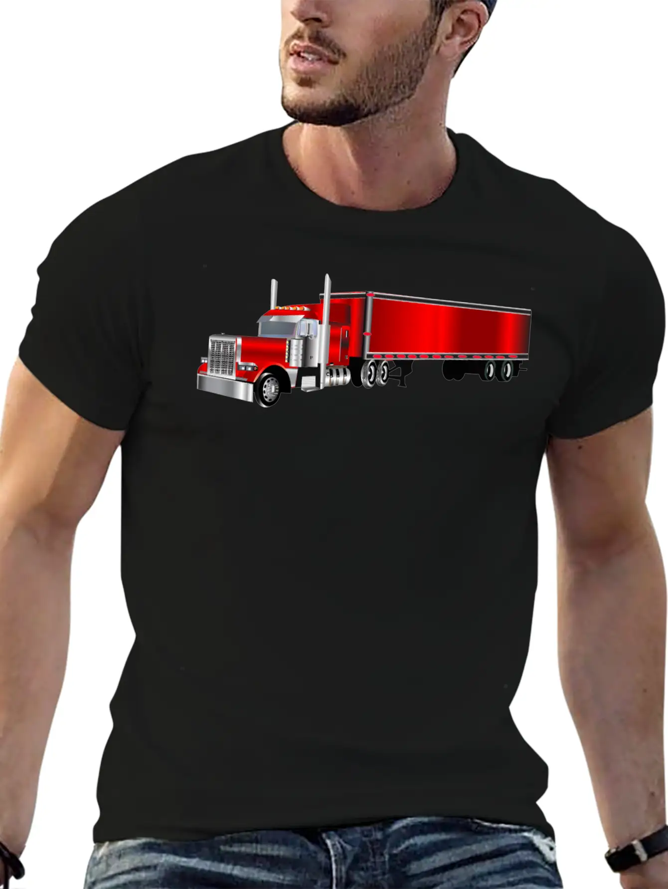 Trucking Basic Graphic T-Shirt ¨C Daily Comfort In Soft Cotton