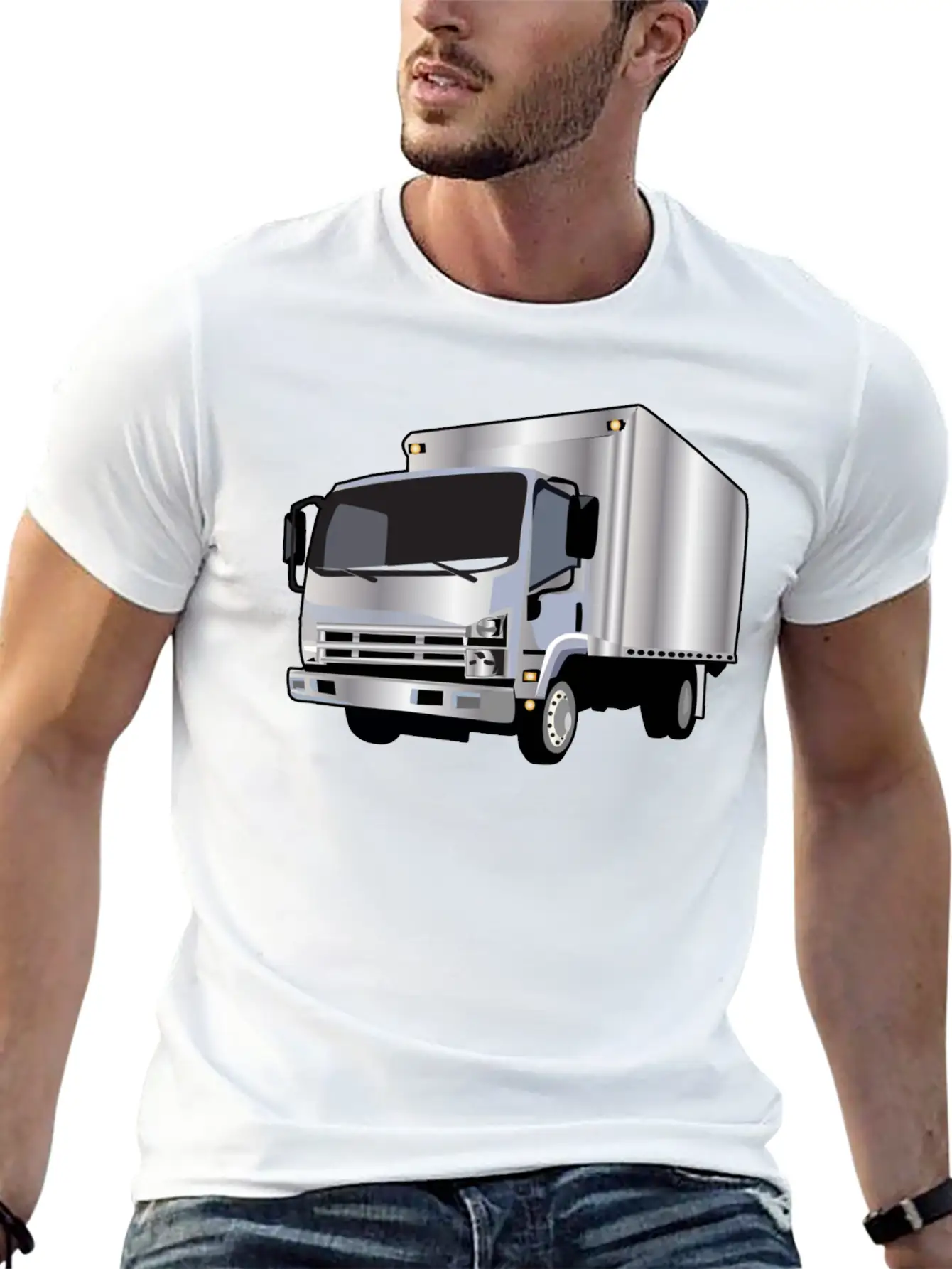 Trucking Unisex Casual T-Shirt ¨C Clean Design For Daily Comfort