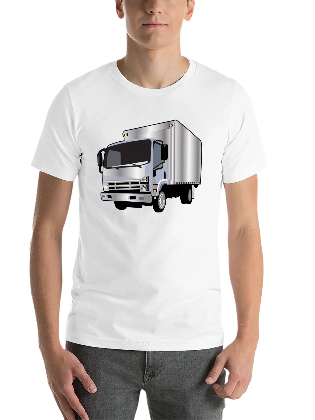 Trucking Unisex Casual T-Shirt ¨C Clean Design For Daily Comfort