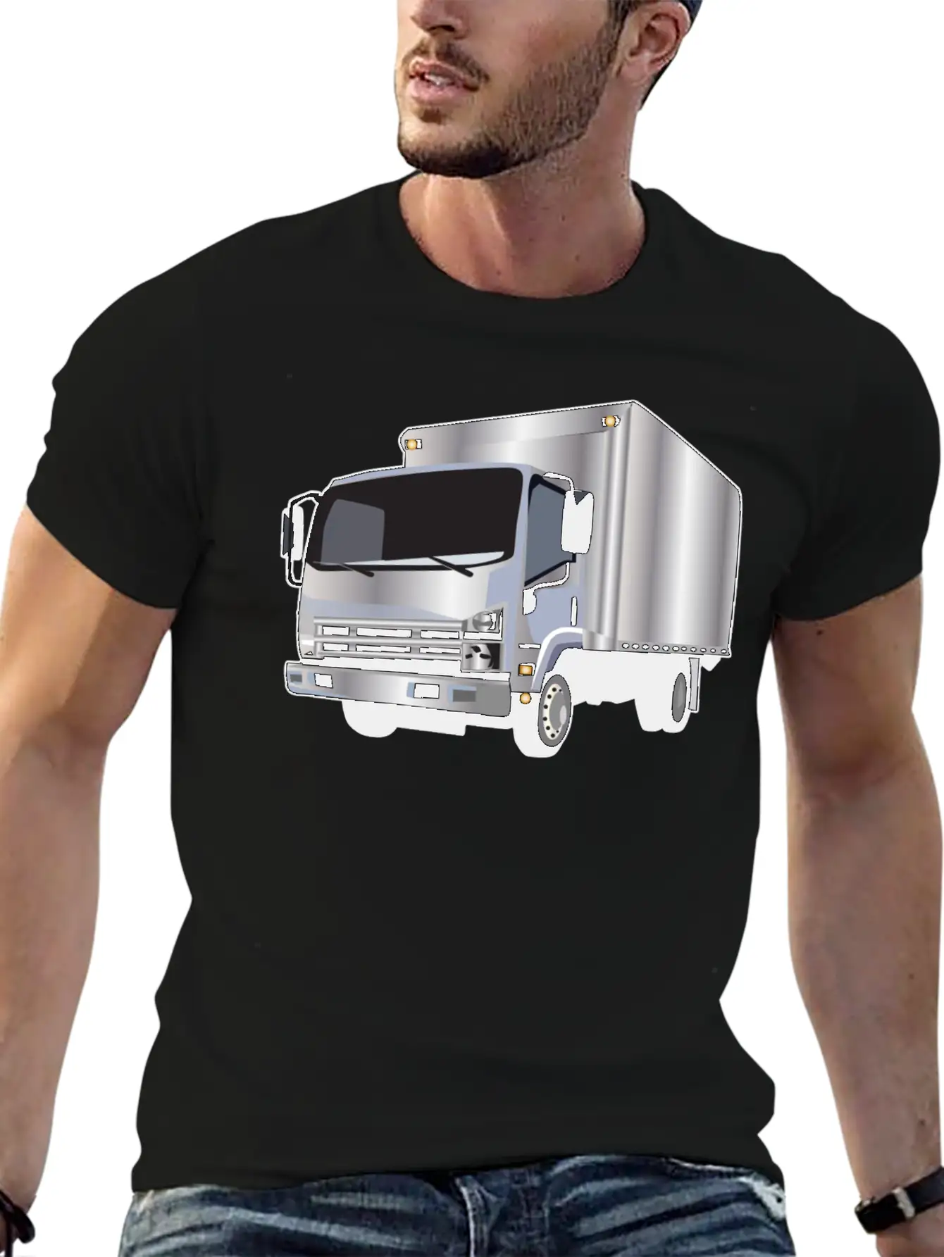 Trucking Unisex Casual T-Shirt ¨C Clean Design For Daily Comfort