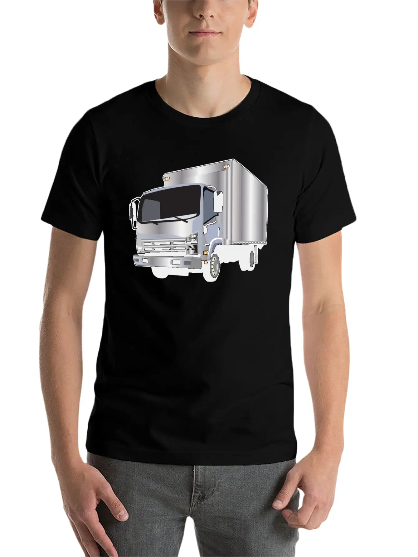 Trucking Unisex Casual T-Shirt ¨C Clean Design For Daily Comfort