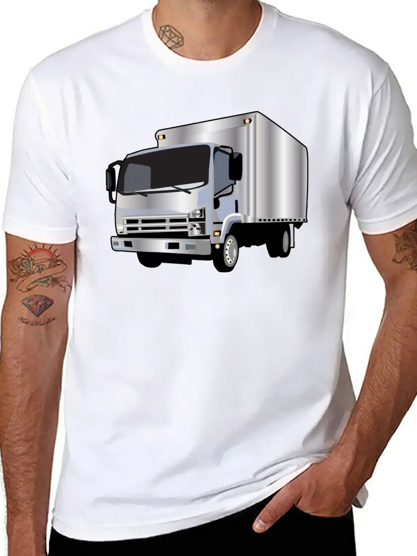 Trucking Unisex Casual T-Shirt ¨C Clean Design For Daily Comfort