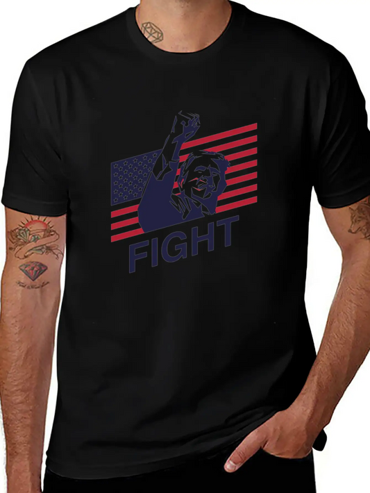 Trump: The Patriot's Fight Soft Cotton Short Sleeve Tee ¨C Unisex Wardrobe Staple