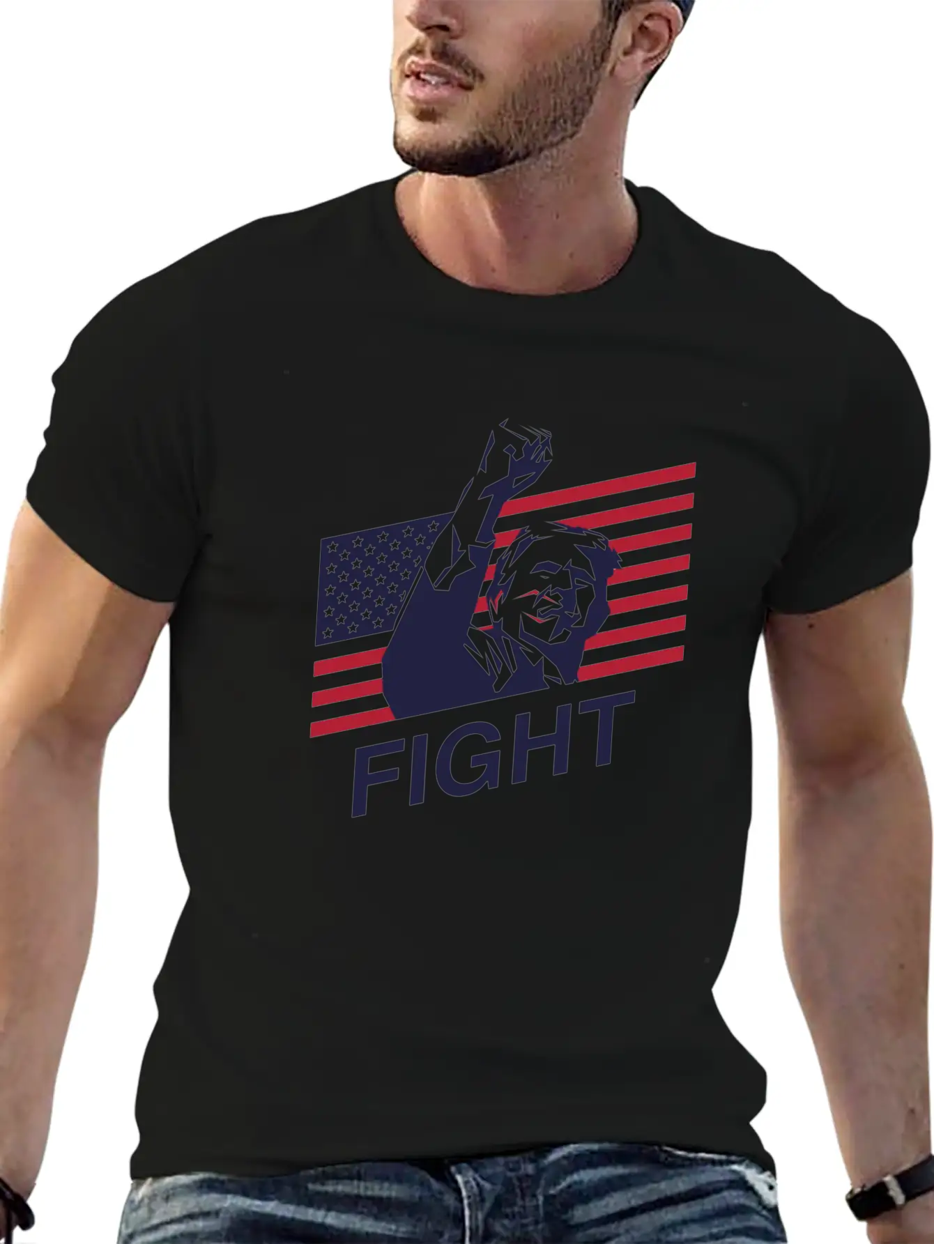 Trump: The Patriot's Fight Soft Cotton Short Sleeve Tee ¨C Unisex Wardrobe Staple