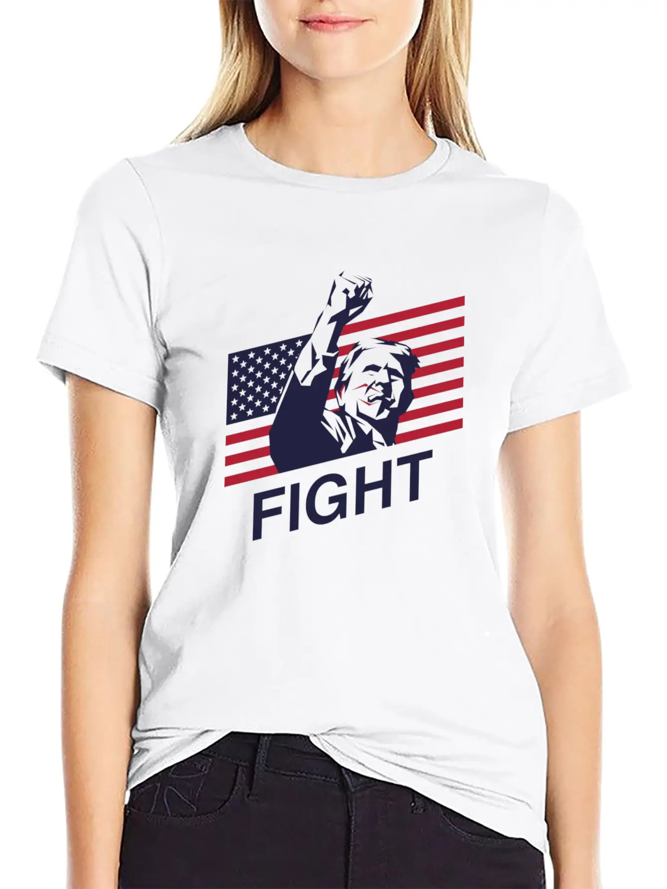 Trump: The Patriot's Fight Soft Cotton Short Sleeve Tee ¨C Unisex Wardrobe Staple