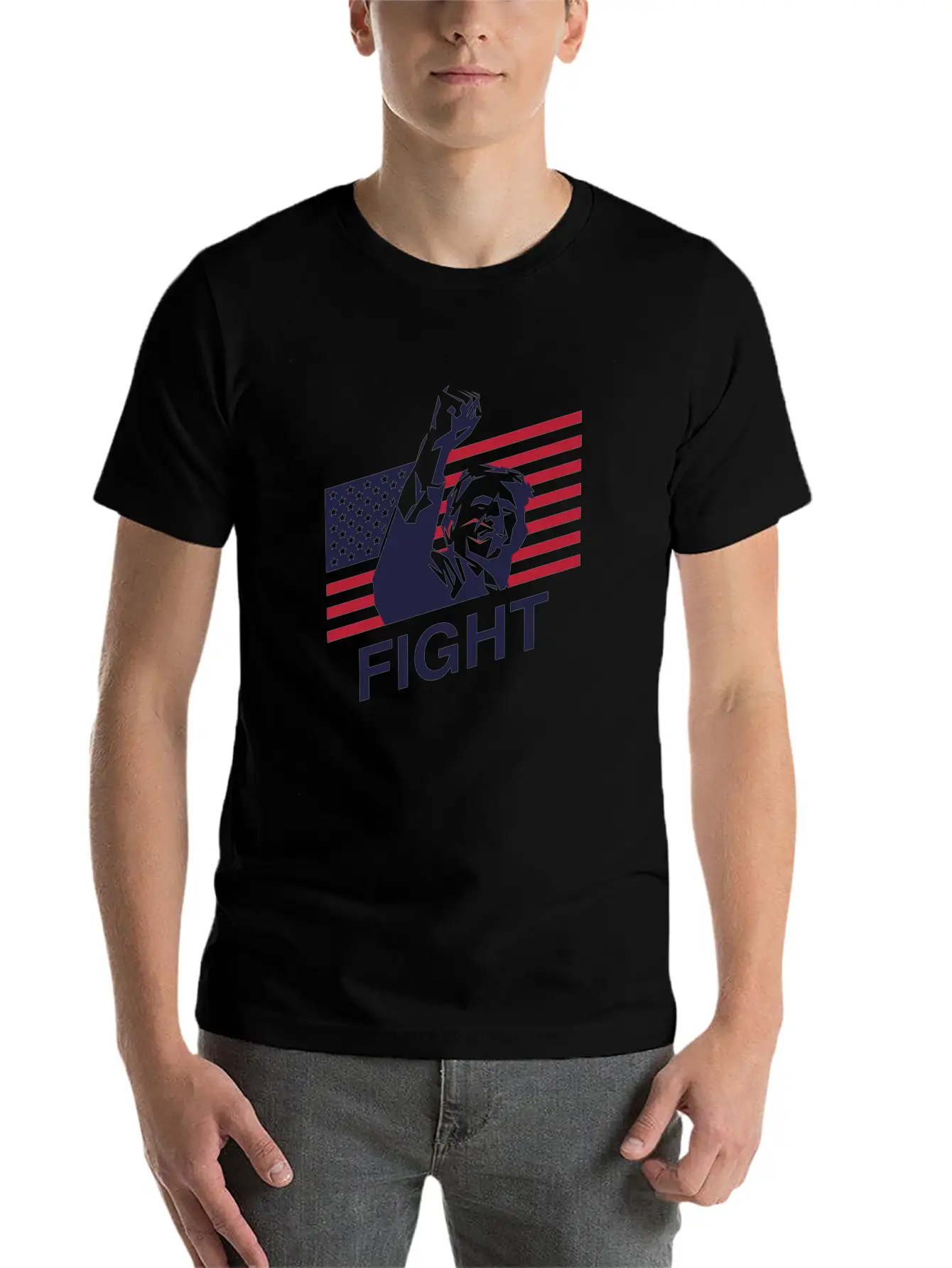 Trump: The Patriot's Fight Soft Cotton Short Sleeve Tee ¨C Unisex Wardrobe Staple