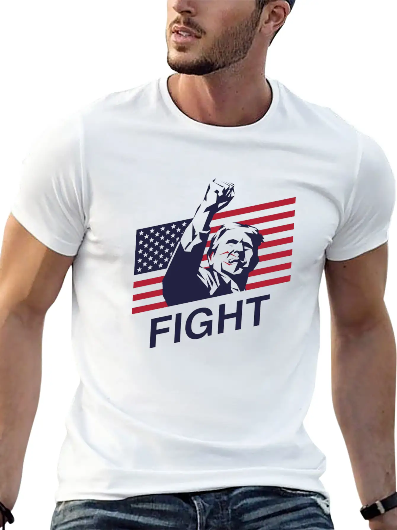 Trump: The Patriot's Fight Soft Cotton Short Sleeve Tee ¨C Unisex Wardrobe Staple