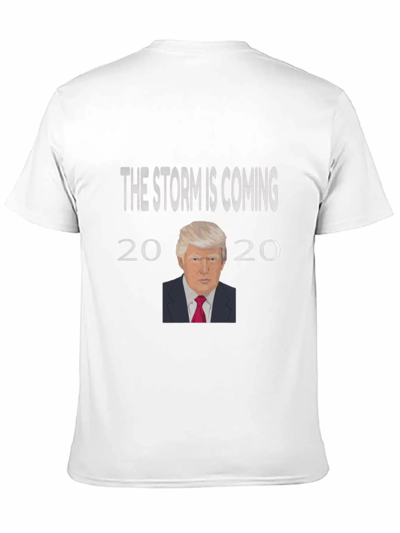 Trump The Storm Is Coming 2020 Essential Cotton Tee For Daily Outfits ¨C Unisex Style