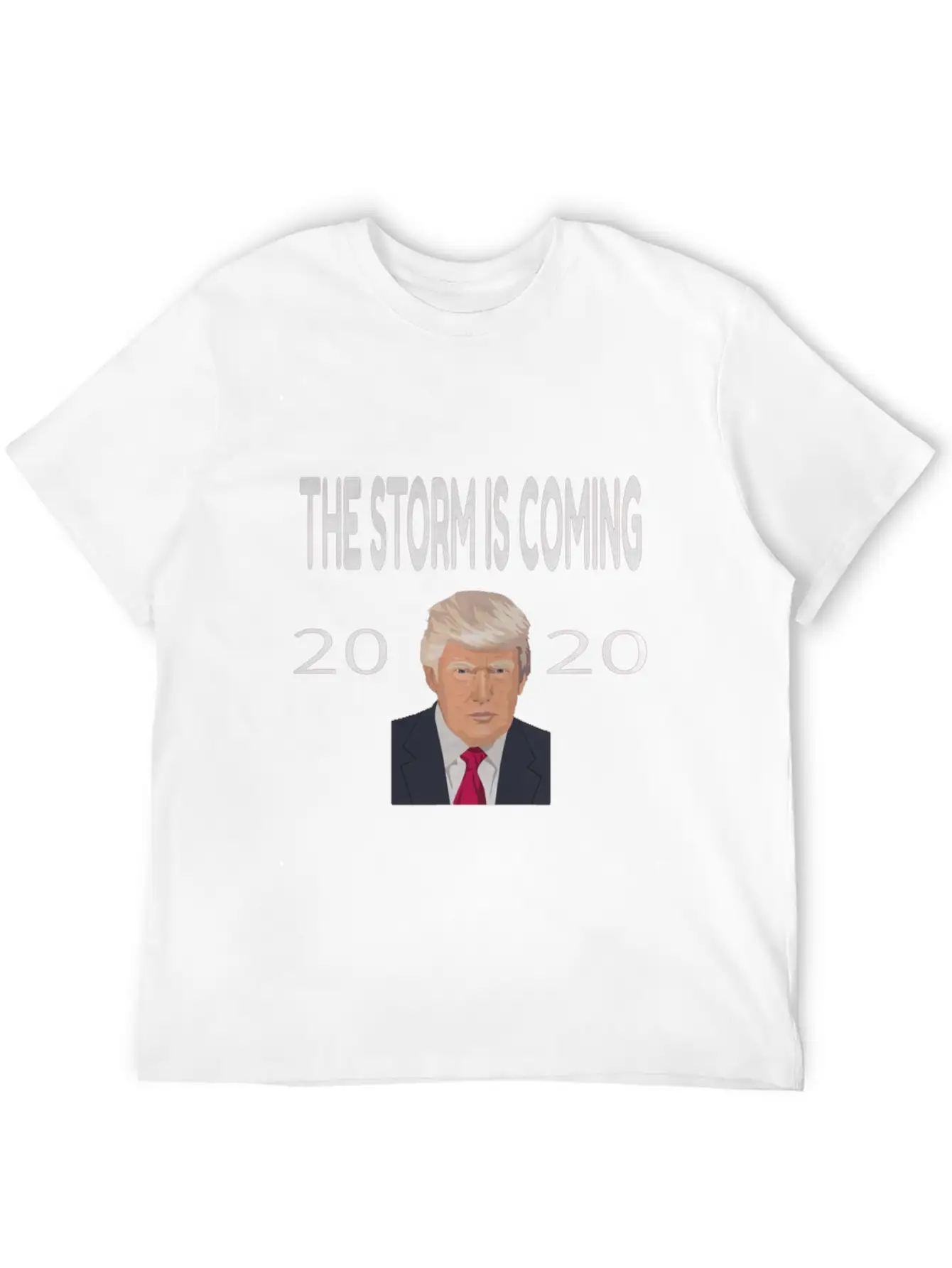 Trump The Storm Is Coming 2020 Essential Cotton Tee For Daily Outfits ¨C Unisex Style