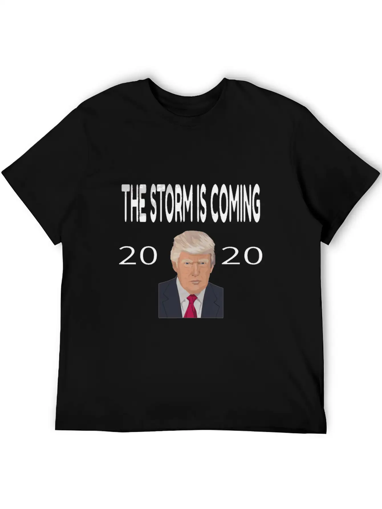 Trump The Storm Is Coming 2020 Essential Cotton Tee For Daily Outfits ¨C Unisex Style