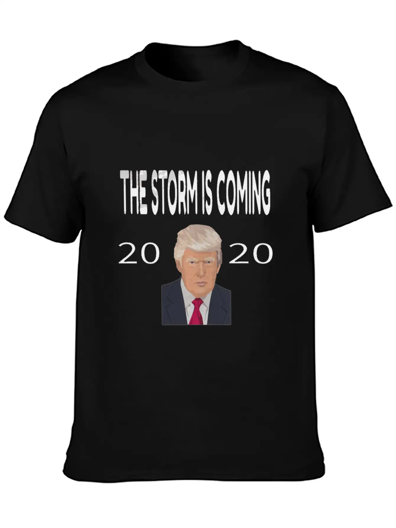 Trump The Storm Is Coming 2020 Essential Cotton Tee For Daily Outfits ¨C Unisex Style
