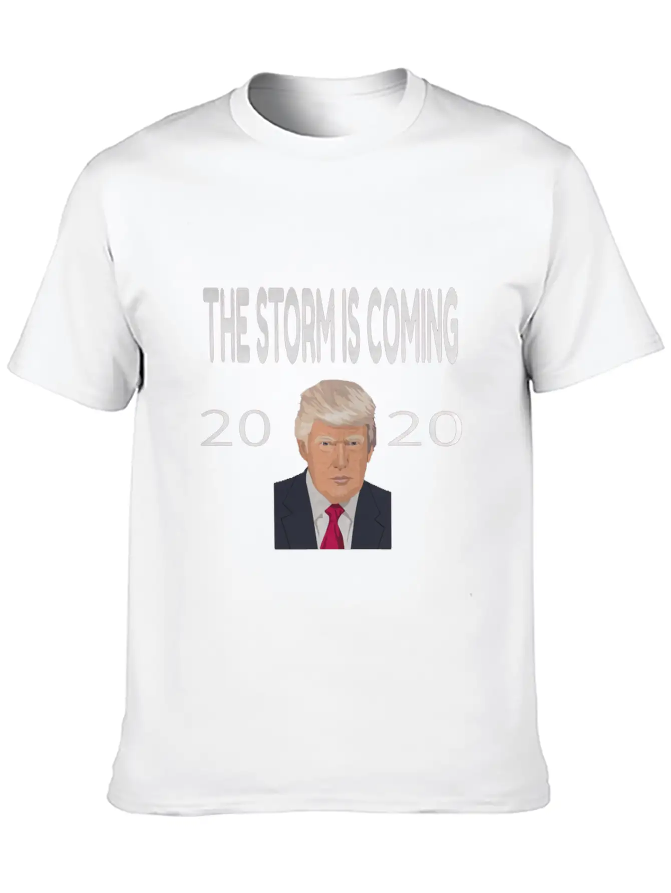 Trump The Storm Is Coming 2020 Essential Cotton Tee For Daily Outfits ¨C Unisex Style