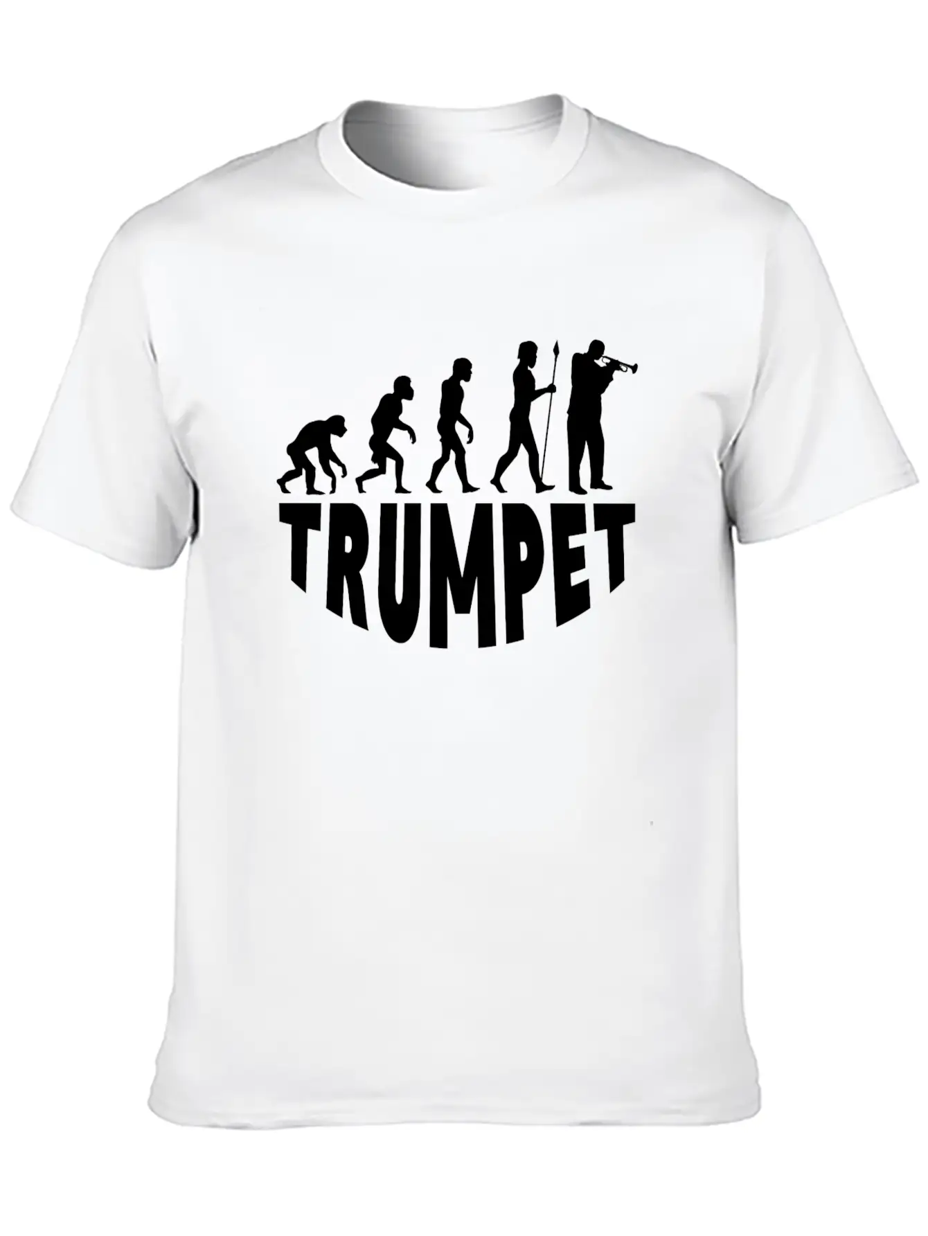 Trumpet Evolution Soft Cotton Short Sleeve Tee ¨C Unisex Wardrobe Staple