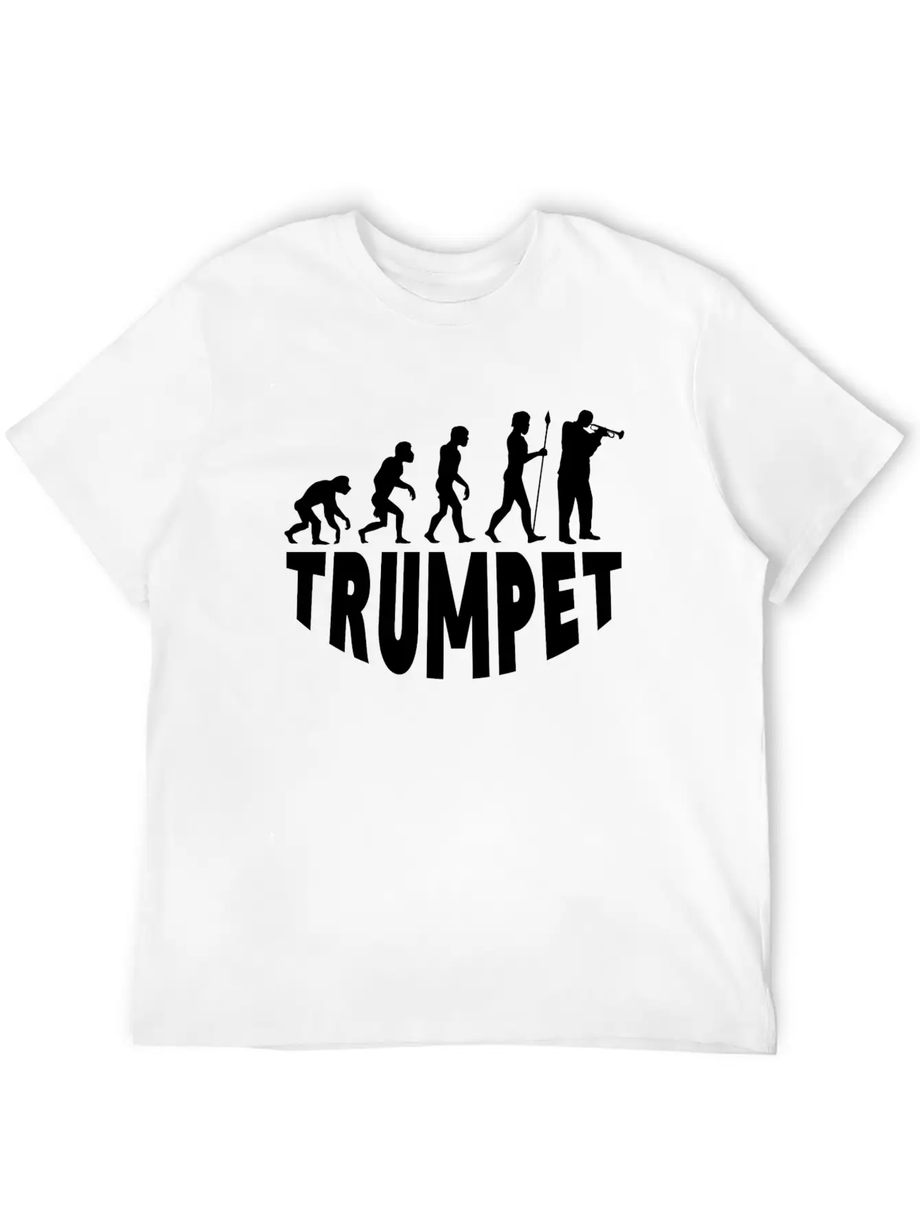 Trumpet Evolution Soft Cotton Short Sleeve Tee ¨C Unisex Wardrobe Staple