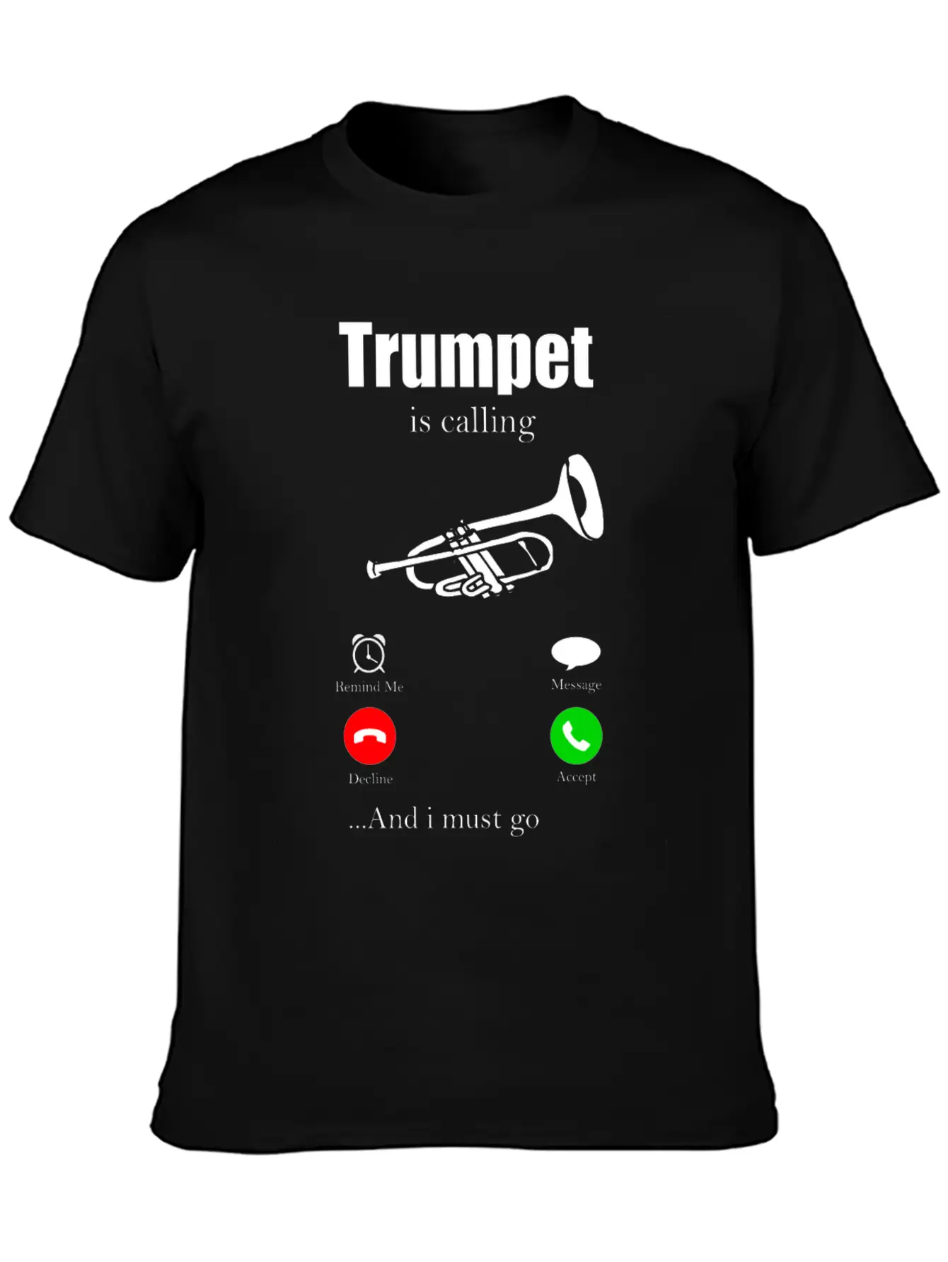 Trumpet Orchestra Gift For Musician Instrument Soft Cotton Short Sleeve Tee ¨C Unisex Wardrobe Staple