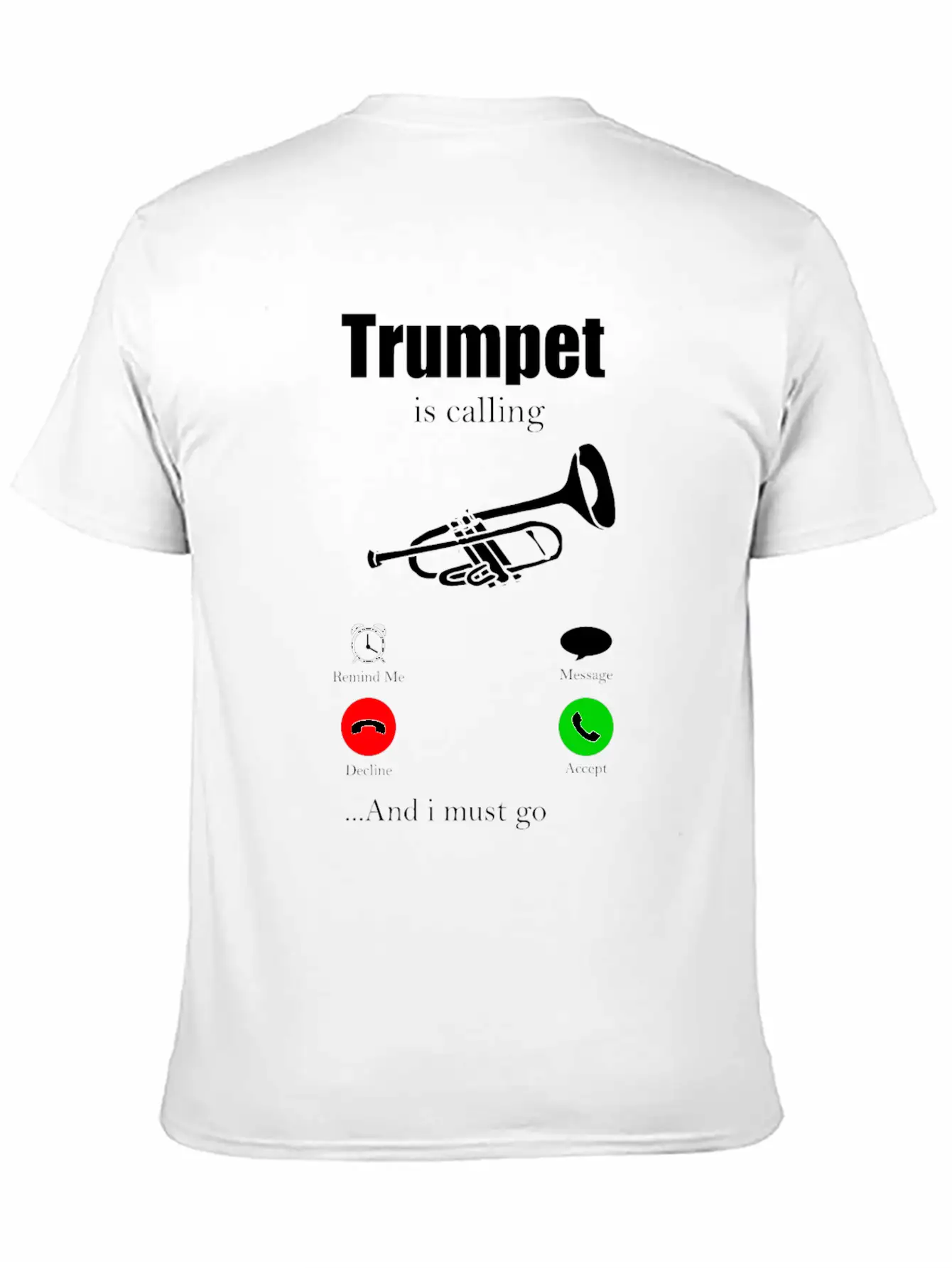 Trumpet Orchestra Gift For Musician Instrument Soft Cotton Short Sleeve Tee ¨C Unisex Wardrobe Staple