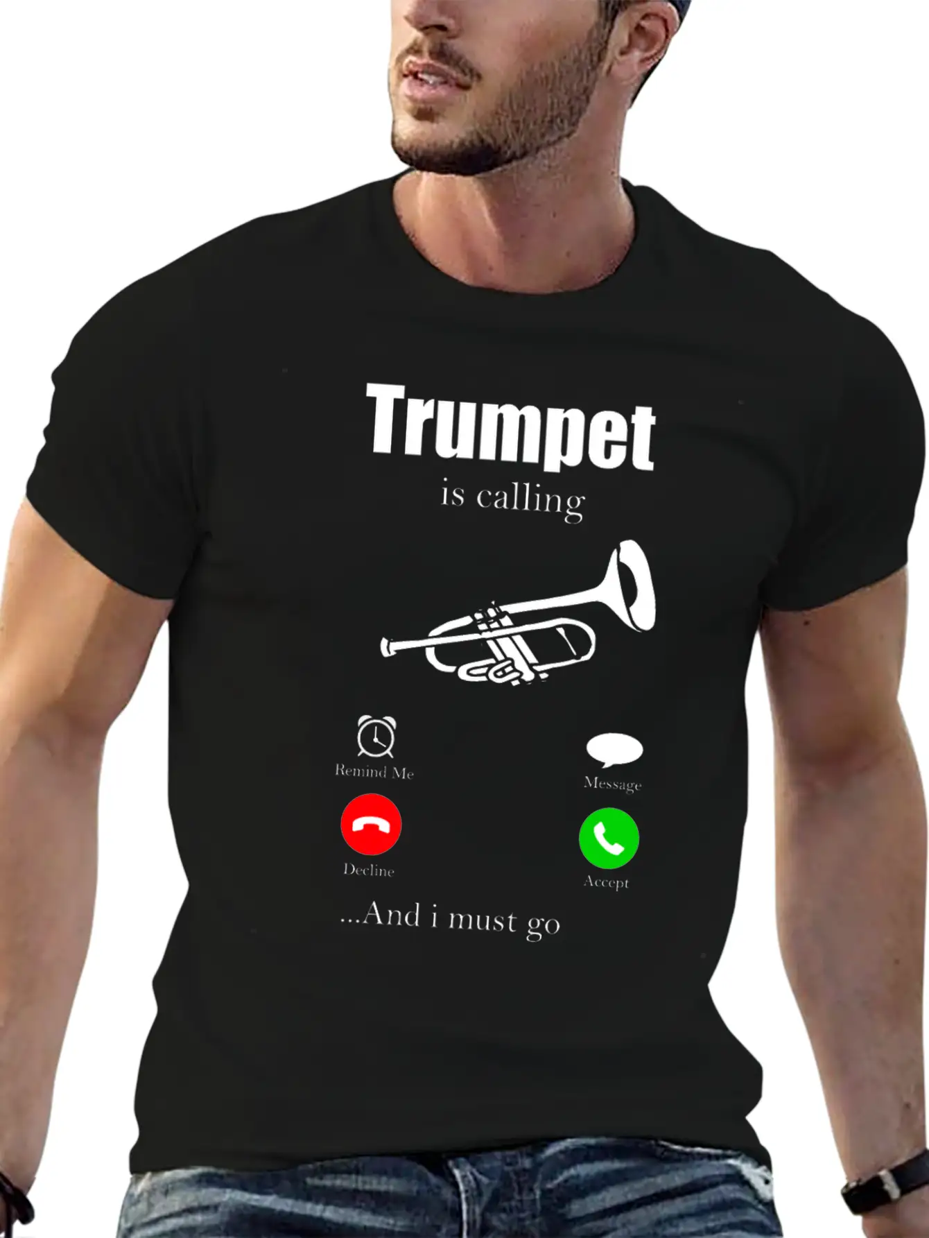 Trumpet Orchestra Gift For Musician Instrument Soft Cotton Short Sleeve Tee ¨C Unisex Wardrobe Staple