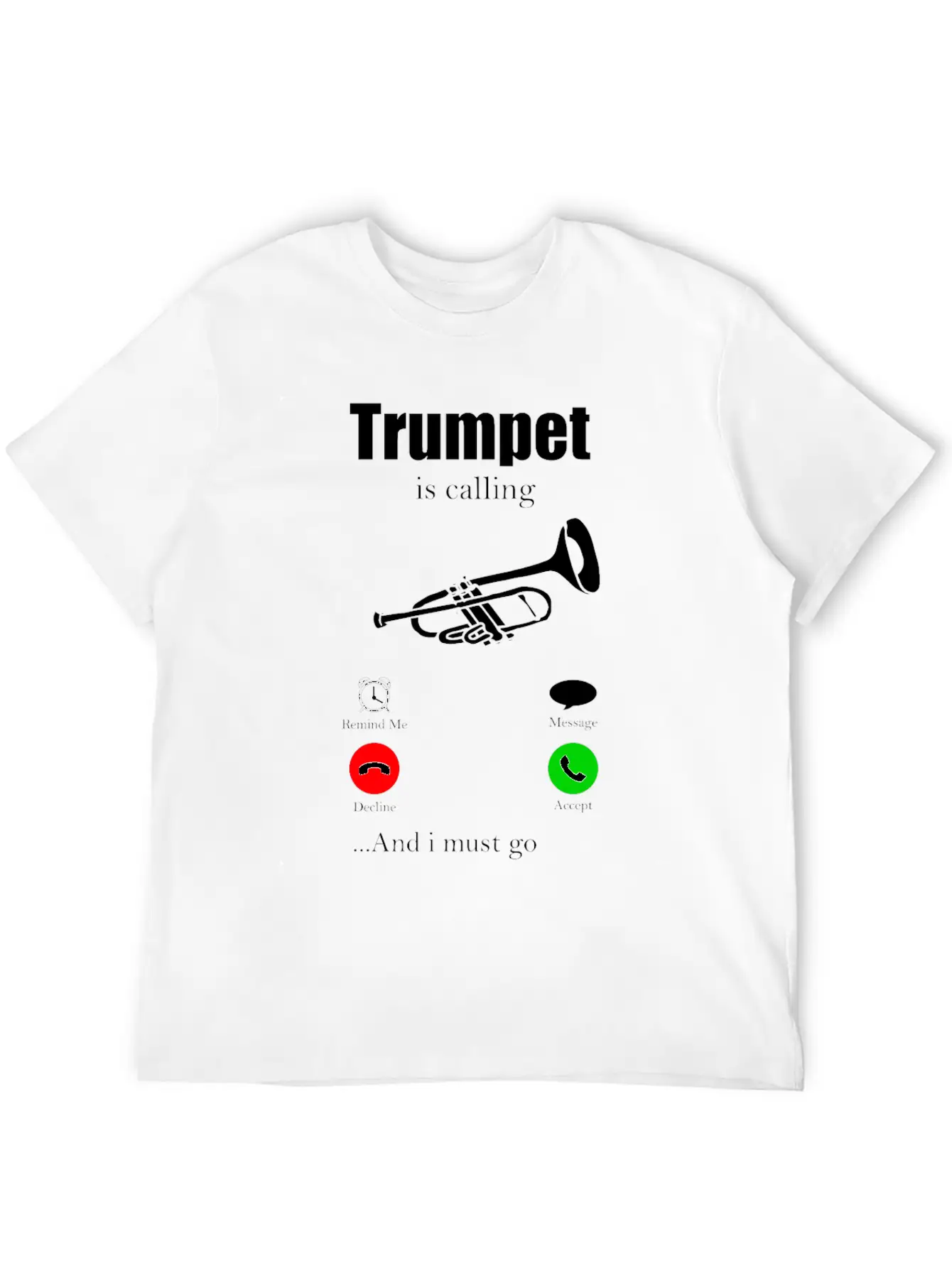 Trumpet Orchestra Gift For Musician Instrument Soft Cotton Short Sleeve Tee ¨C Unisex Wardrobe Staple