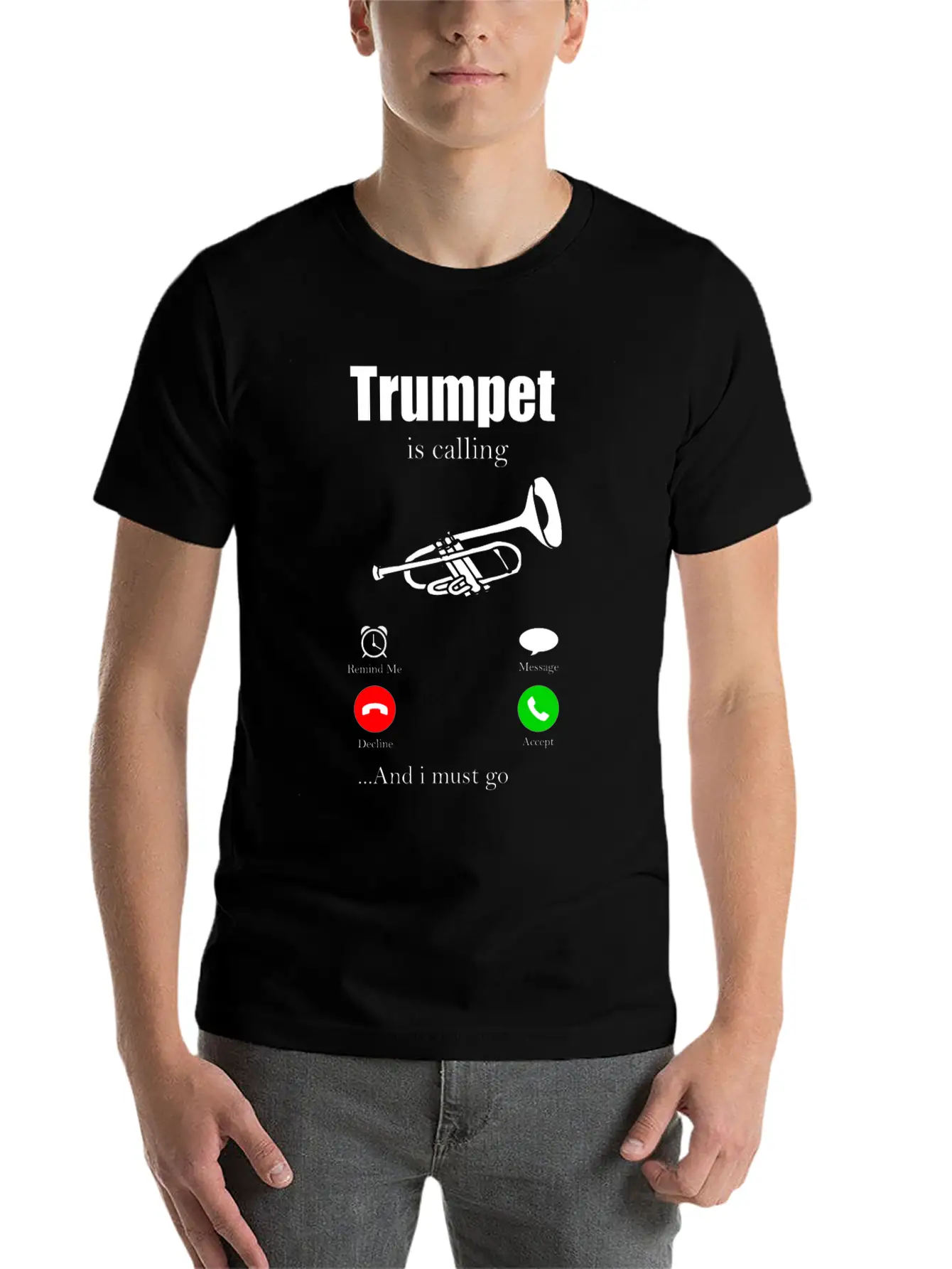 Trumpet Orchestra Gift For Musician Instrument Soft Cotton Short Sleeve Tee ¨C Unisex Wardrobe Staple