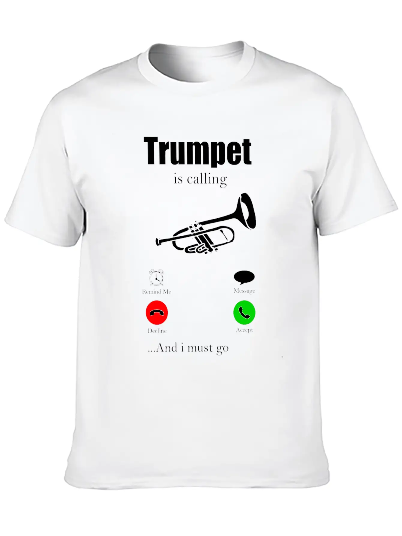 Trumpet Orchestra Gift For Musician Instrument Soft Cotton Short Sleeve Tee ¨C Unisex Wardrobe Staple