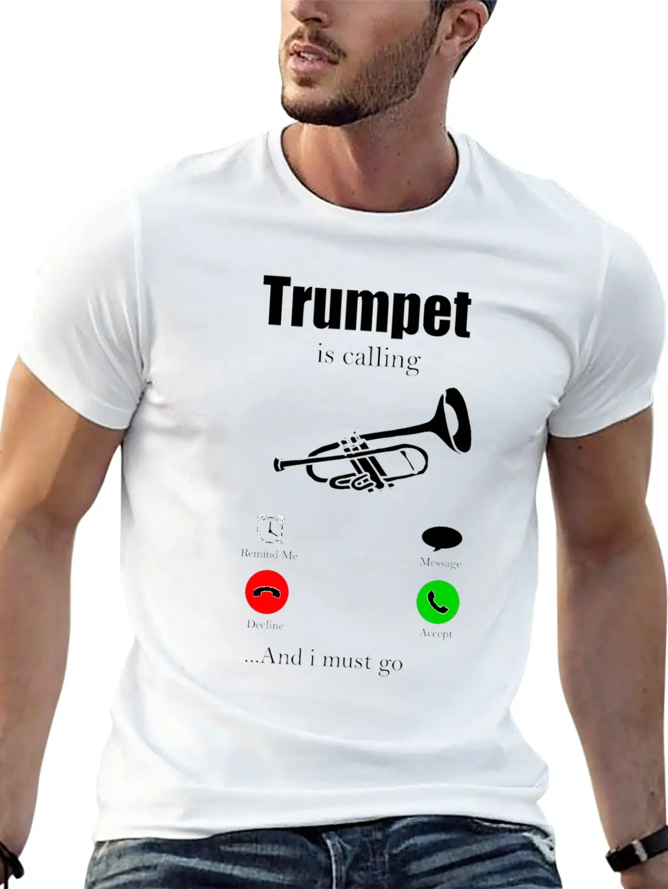 Trumpet Orchestra Gift For Musician Instrument Soft Cotton Short Sleeve Tee ¨C Unisex Wardrobe Staple