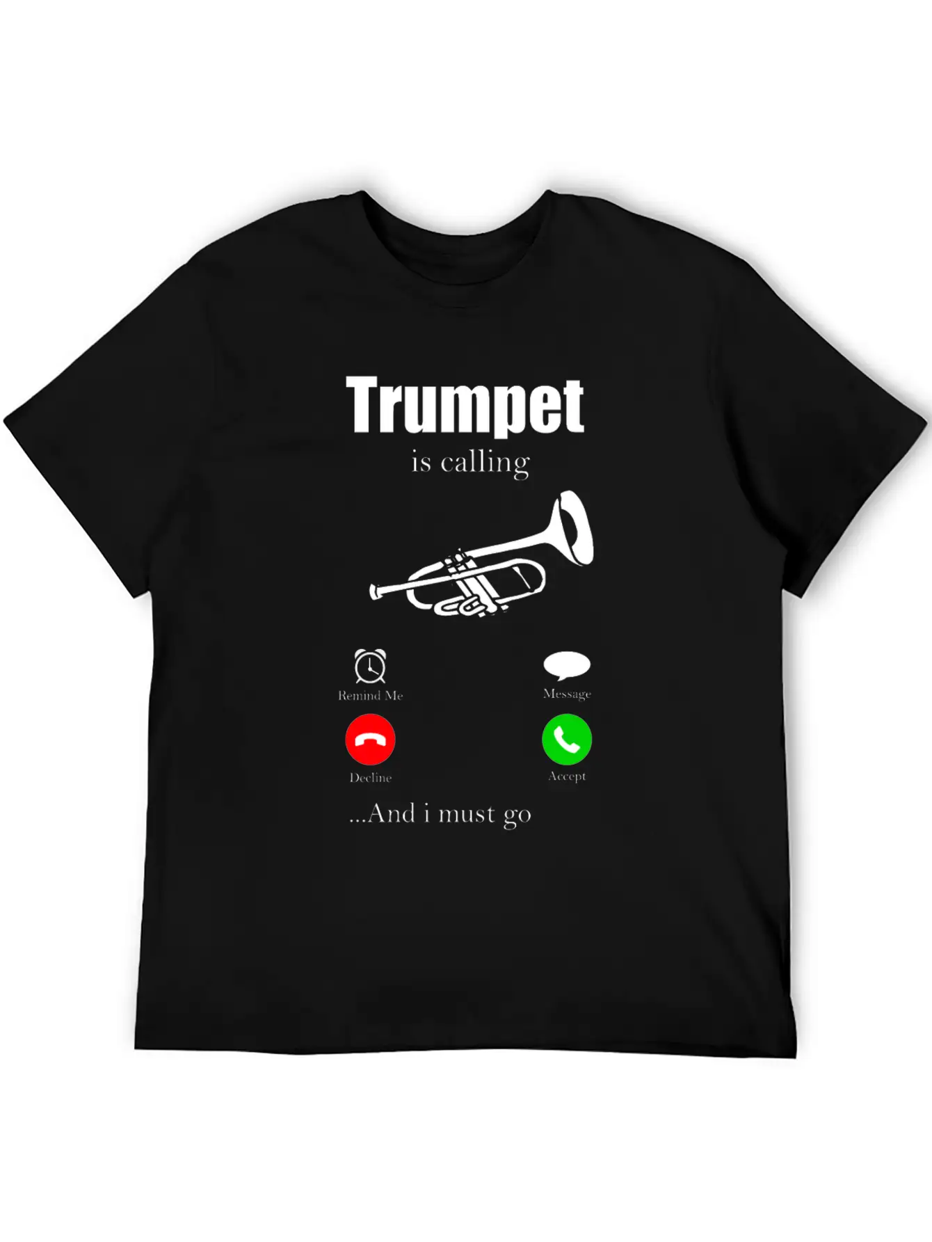 Trumpet Orchestra Gift For Musician Instrument Soft Cotton Short Sleeve Tee ¨C Unisex Wardrobe Staple