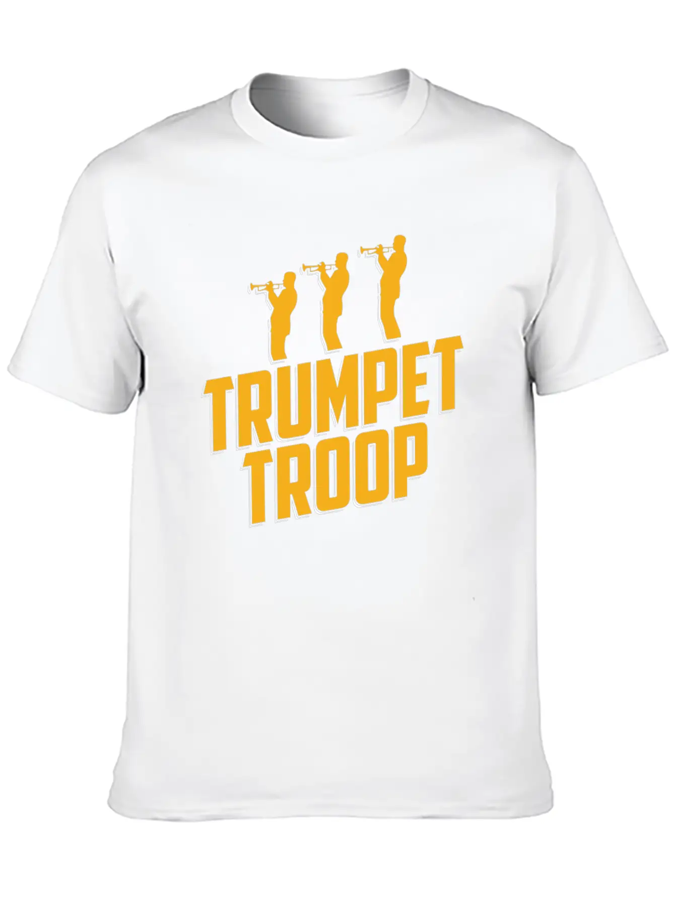 Trumpet Trumpeter Jazz Music Marching Band Basic Graphic T-Shirt ¨C Daily Comfort In Soft Cotton
