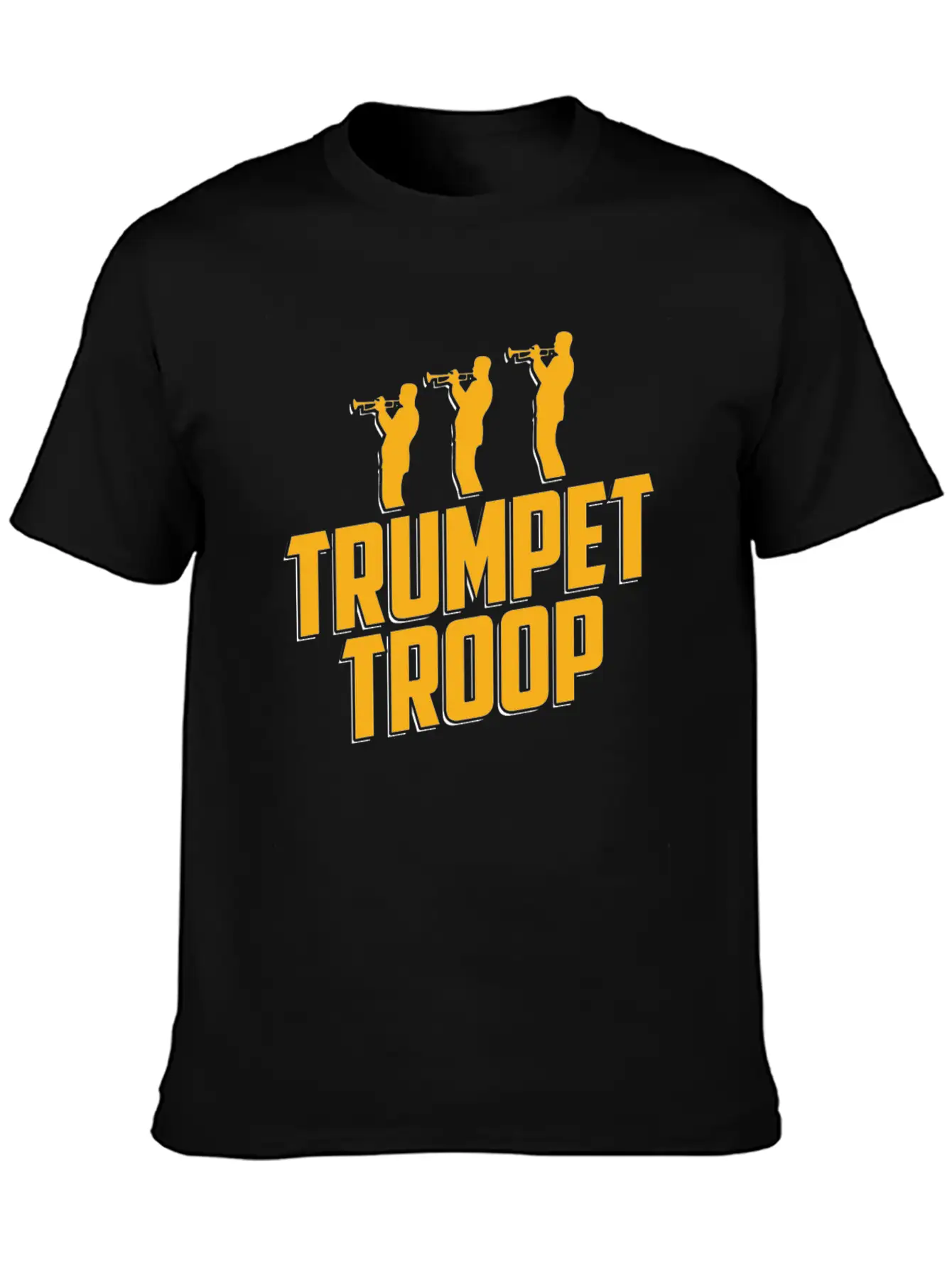 Trumpet Trumpeter Jazz Music Marching Band Basic Graphic T-Shirt ¨C Daily Comfort In Soft Cotton