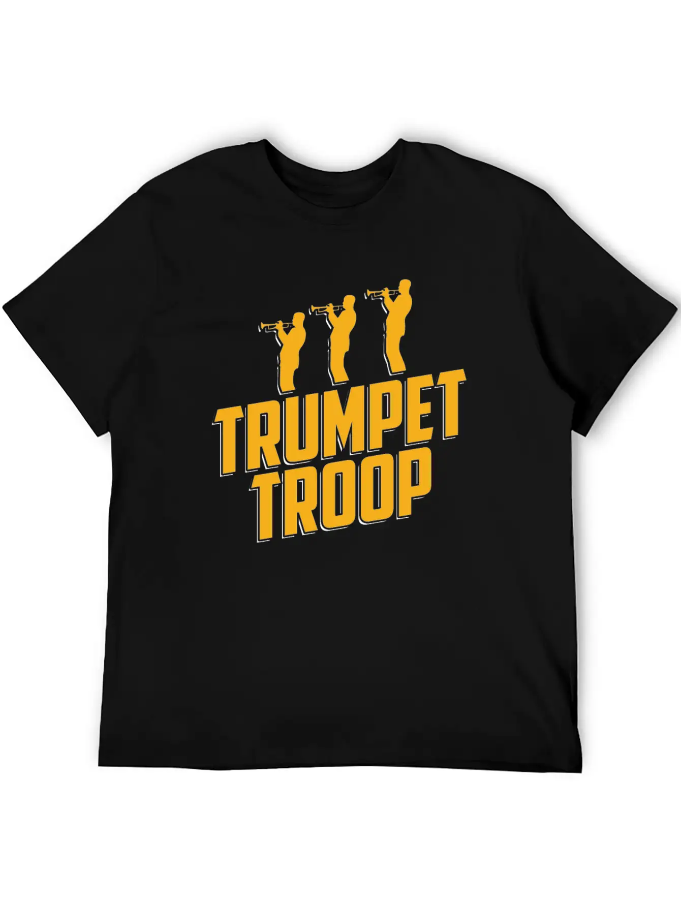 Trumpet Trumpeter Jazz Music Marching Band Basic Graphic T-Shirt ¨C Daily Comfort In Soft Cotton