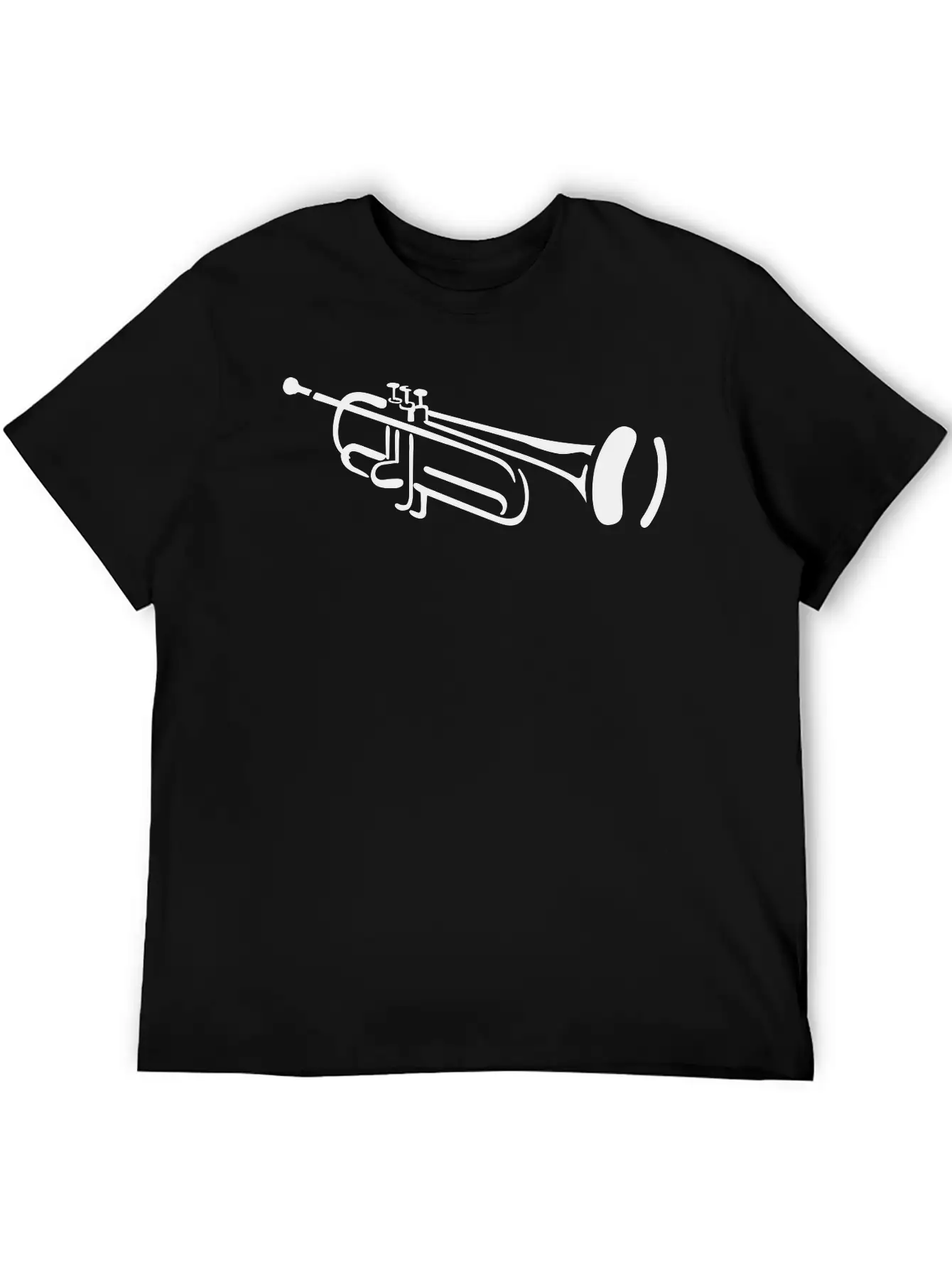 Trumpet Unisex Casual T-Shirt ¨C Clean Design For Daily Comfort