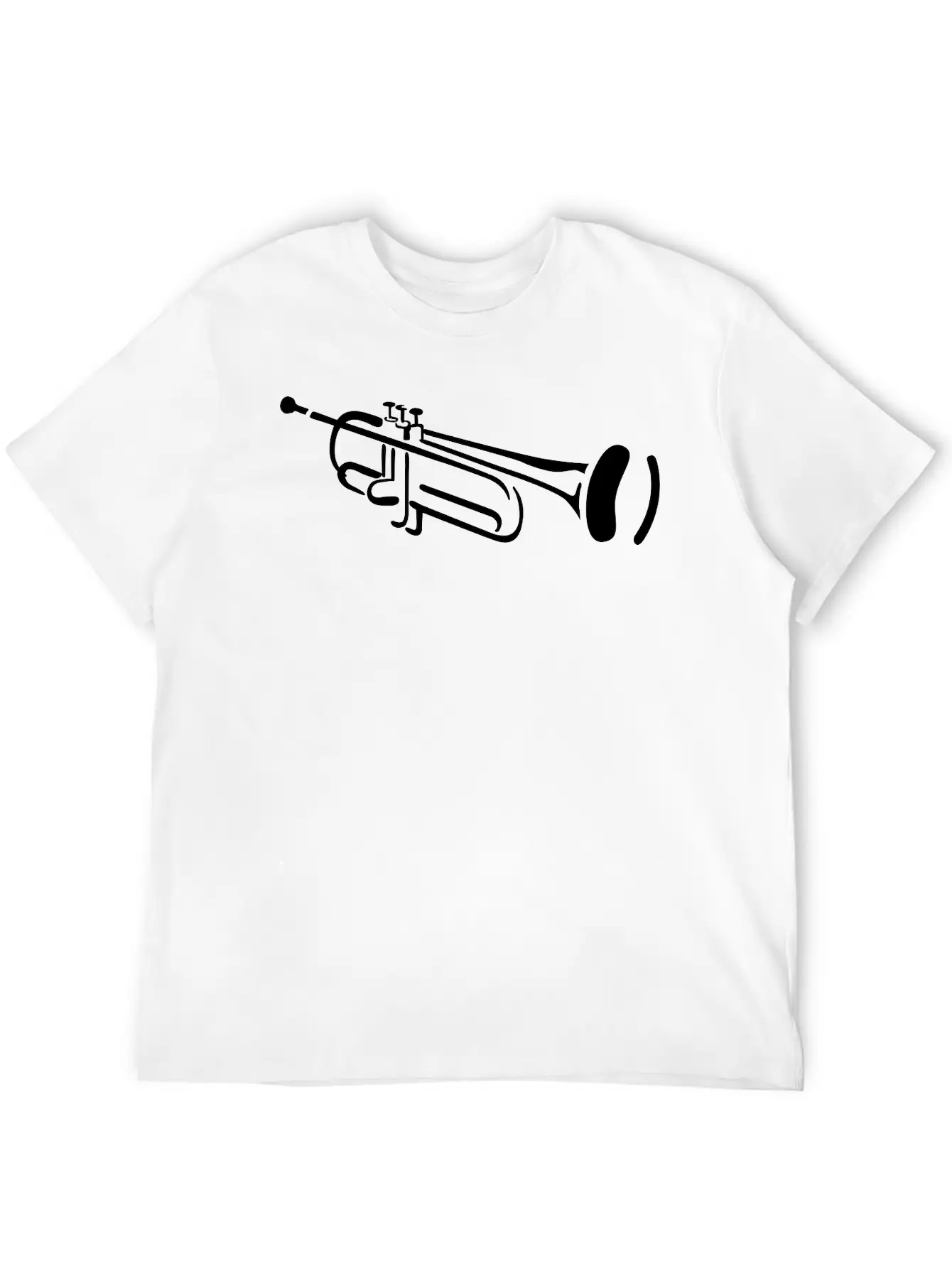 Trumpet Unisex Casual T-Shirt ¨C Clean Design For Daily Comfort