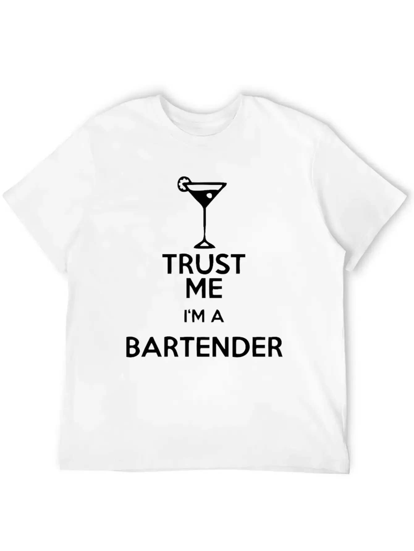 Trust Me Bartender Basic Graphic T-Shirt ¨C Daily Comfort In Soft Cotton