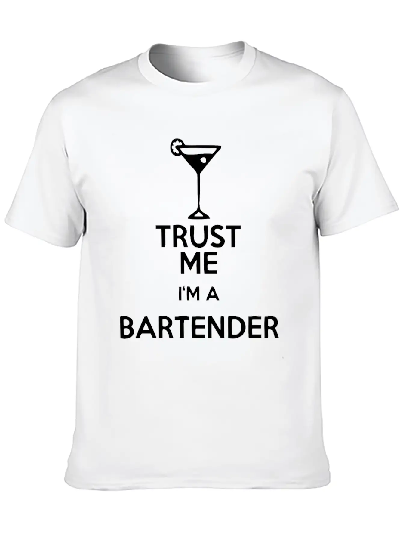 Trust Me Bartender Basic Graphic T-Shirt ¨C Daily Comfort In Soft Cotton