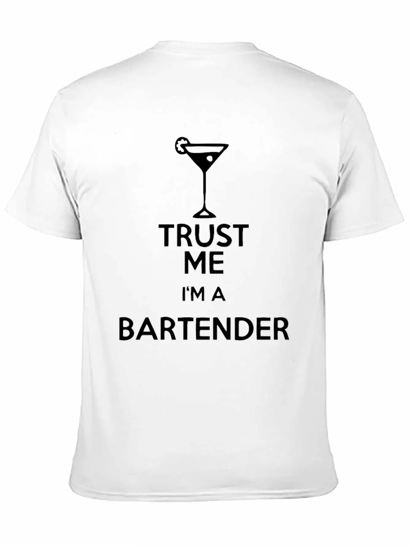 Trust Me Bartender Basic Graphic T-Shirt ¨C Daily Comfort In Soft Cotton