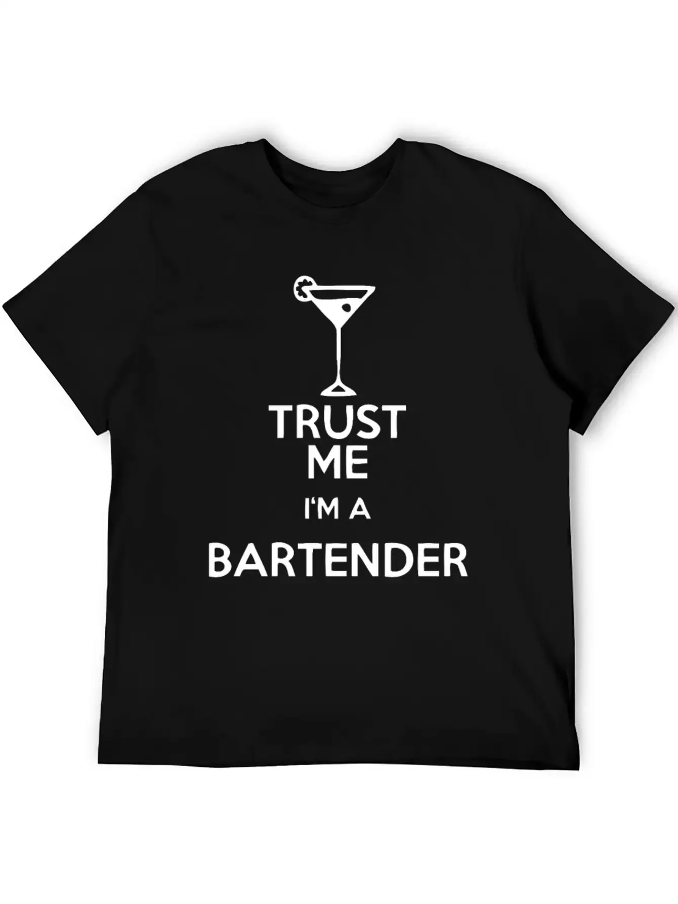 Trust Me Bartender Basic Graphic T-Shirt ¨C Daily Comfort In Soft Cotton