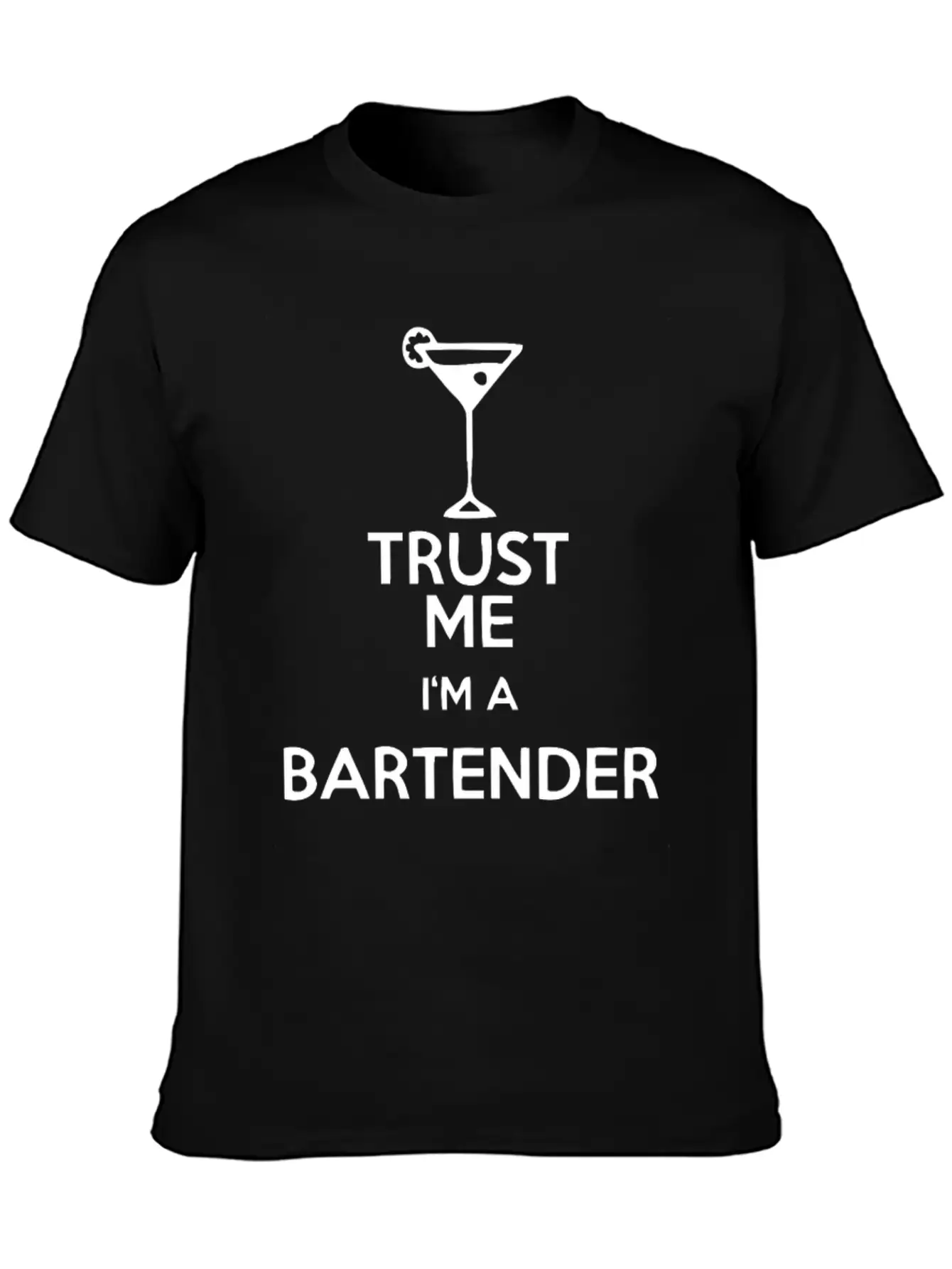 Trust Me Bartender Basic Graphic T-Shirt ¨C Daily Comfort In Soft Cotton