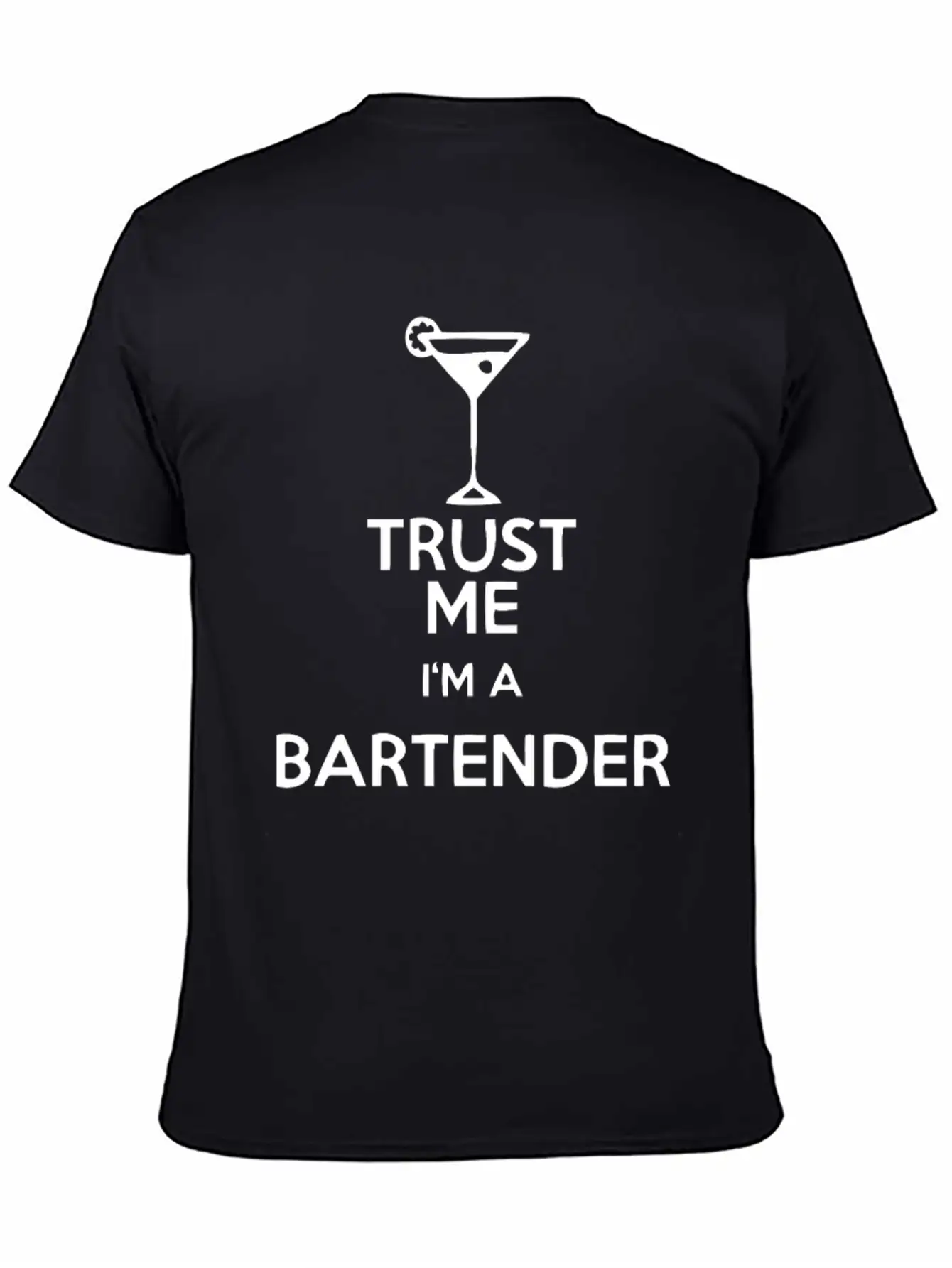 Trust Me Bartender Basic Graphic T-Shirt ¨C Daily Comfort In Soft Cotton