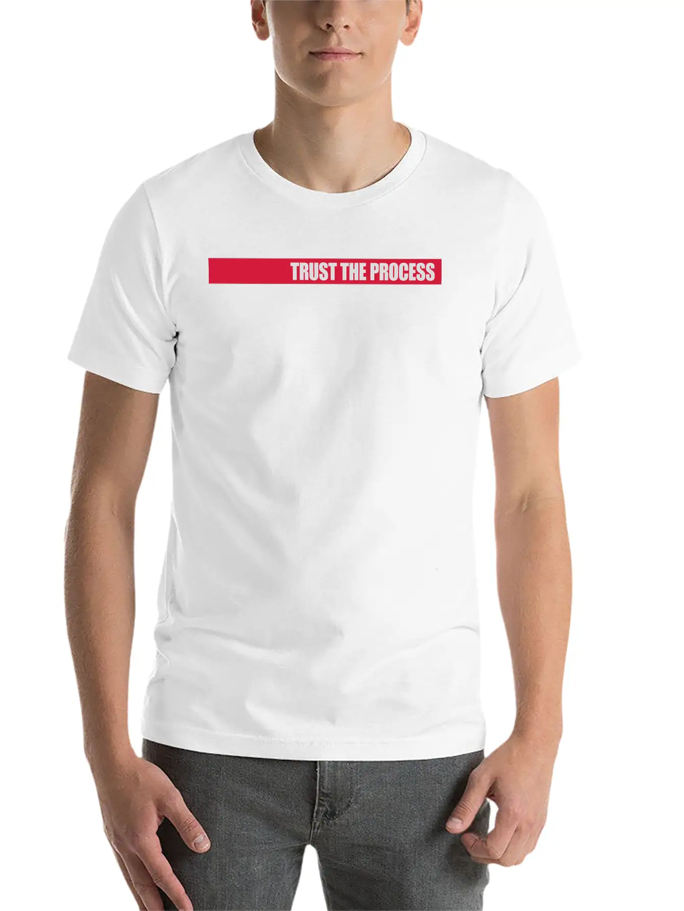Trust The Process Quote Basic Graphic T-Shirt ¨C Daily Comfort In Soft Cotton