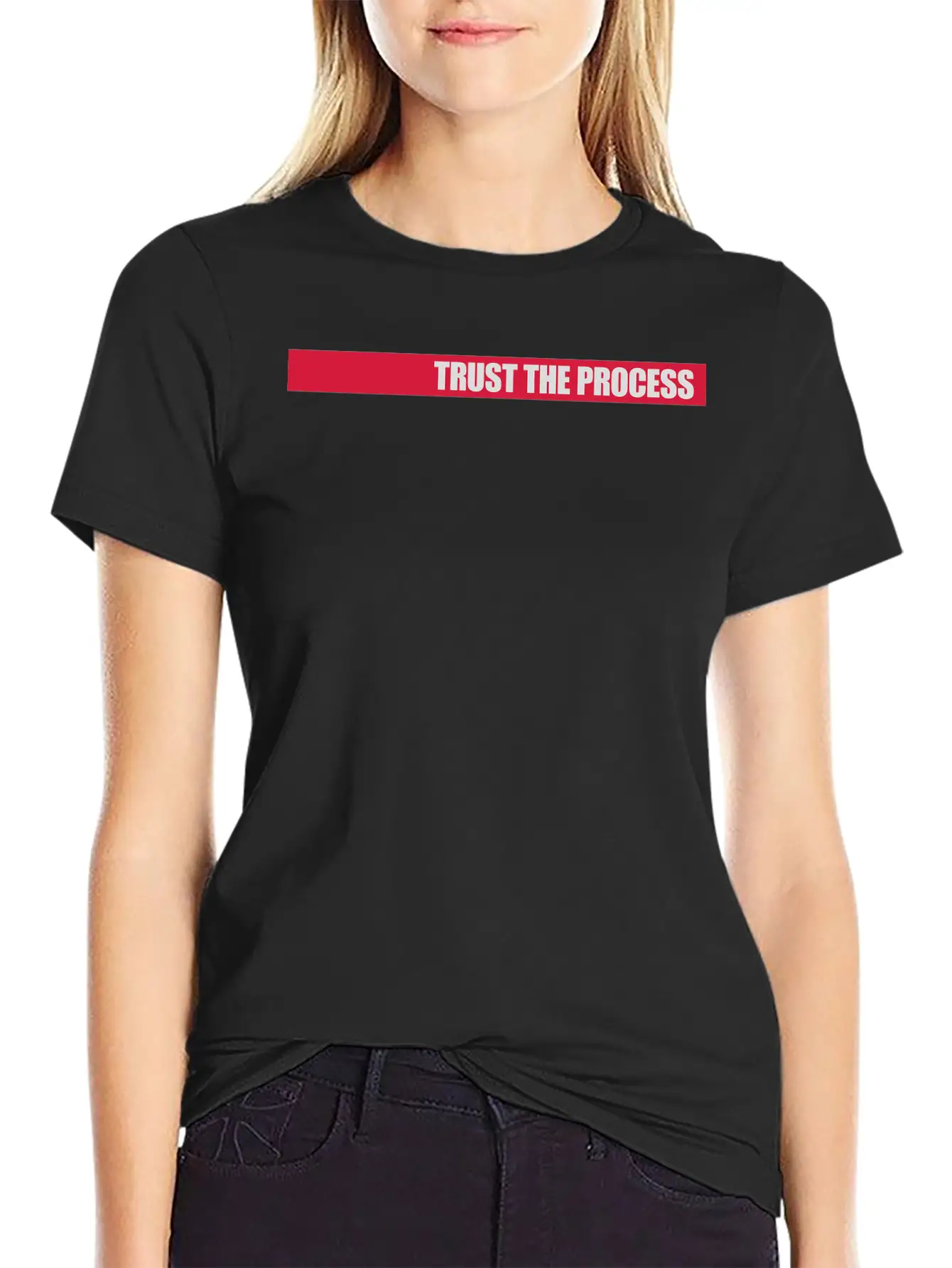 Trust The Process Quote Basic Graphic T-Shirt ¨C Daily Comfort In Soft Cotton