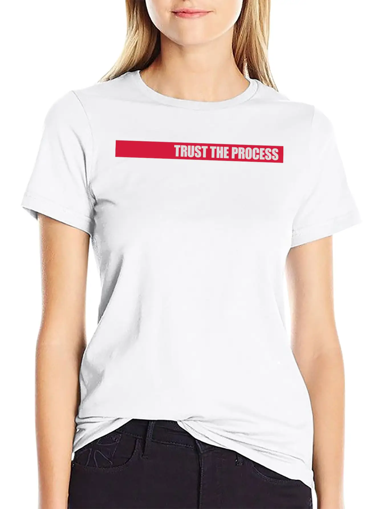 Trust The Process Quote Basic Graphic T-Shirt ¨C Daily Comfort In Soft Cotton