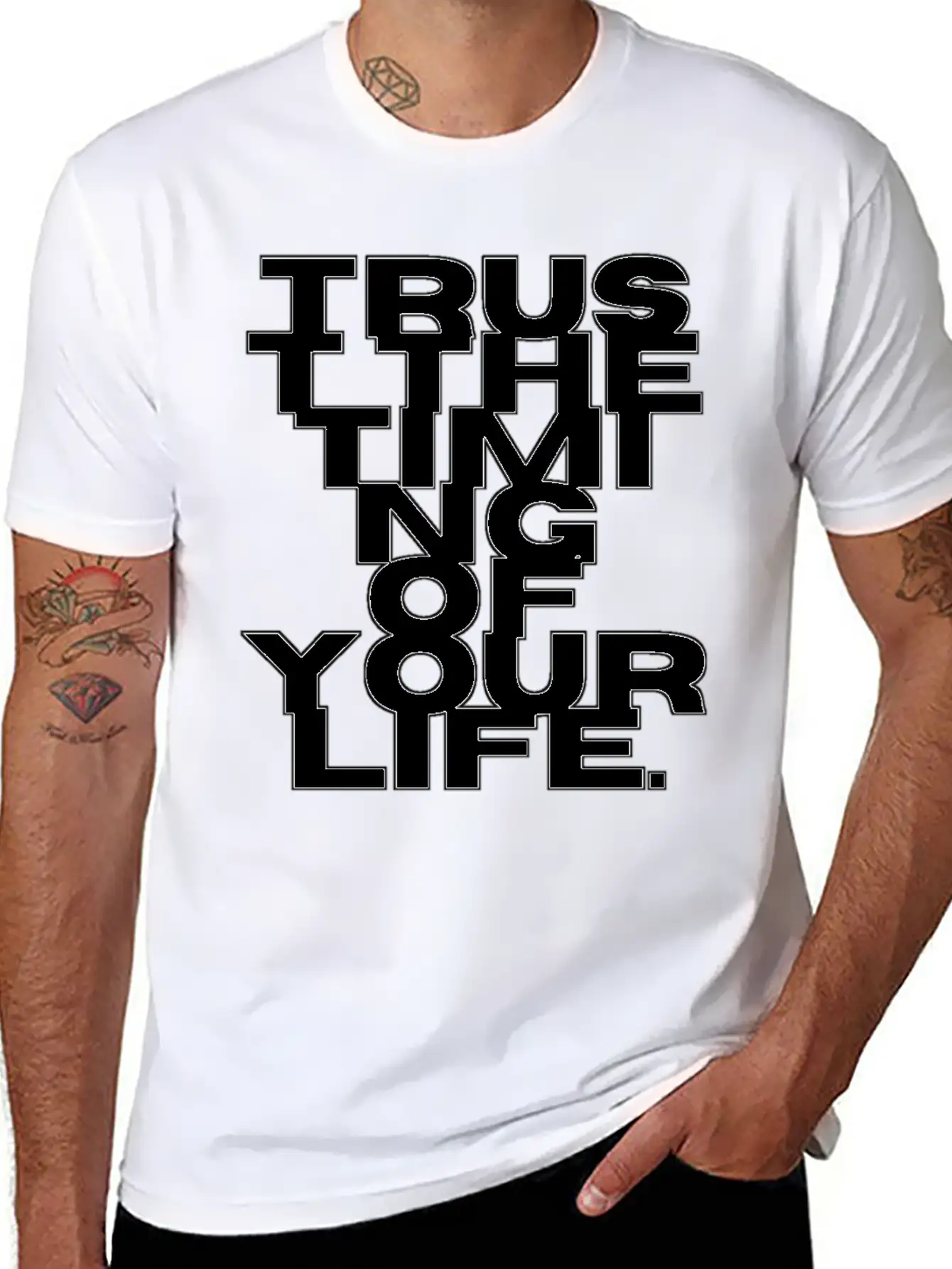 Trust Your Life Essential Cotton Tee For Daily Outfits ¨C Unisex Style