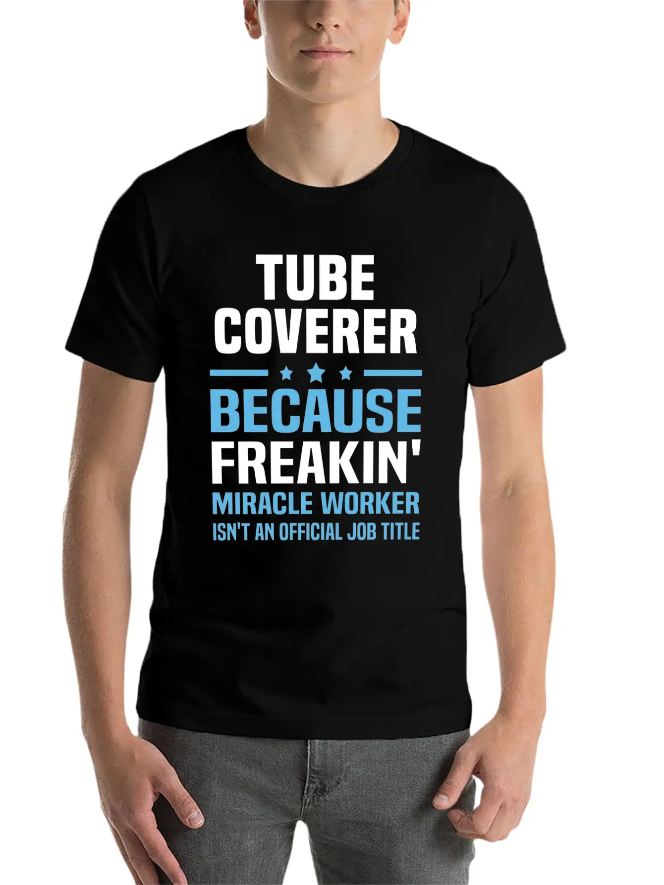 Tube Coverer Basic Graphic T-Shirt ¨C Daily Comfort In Soft Cotton