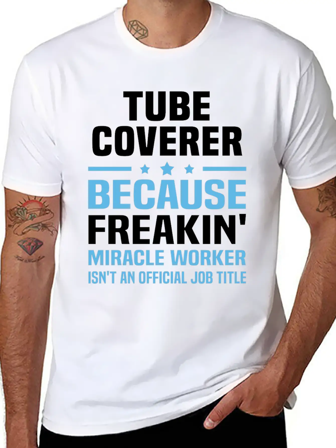 Tube Coverer Basic Graphic T-Shirt ¨C Daily Comfort In Soft Cotton