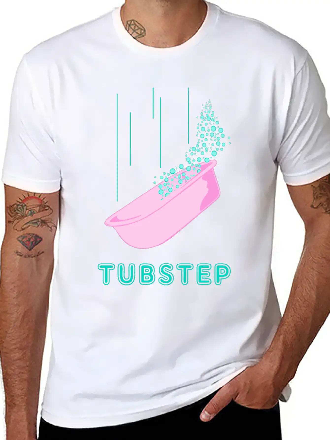Tubstep DROP Soft Cotton Short Sleeve Tee ¨C Unisex Wardrobe Staple