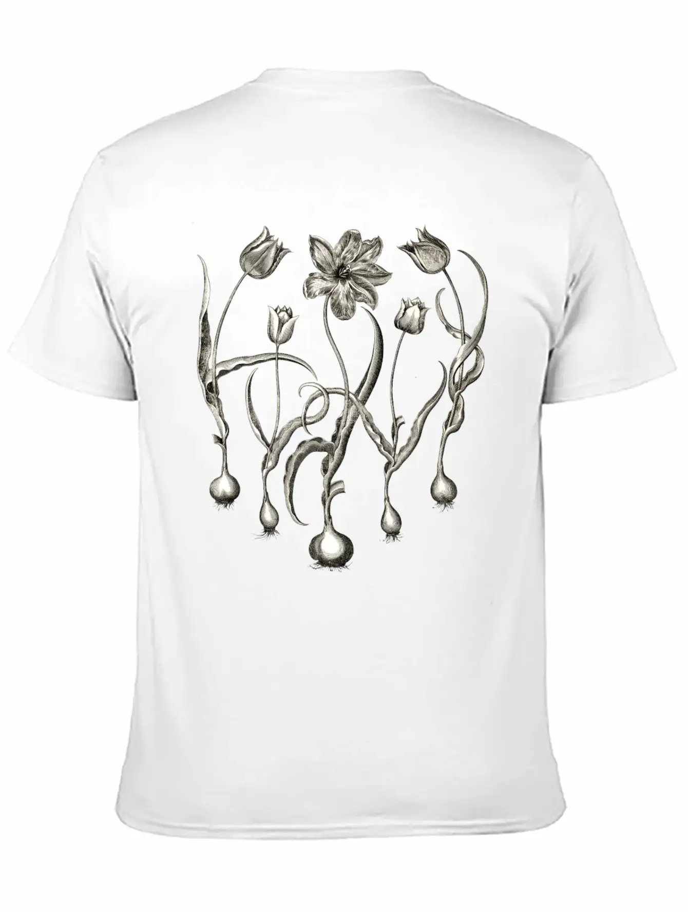Tulips Basic Graphic T-Shirt ¨C Daily Comfort In Soft Cotton