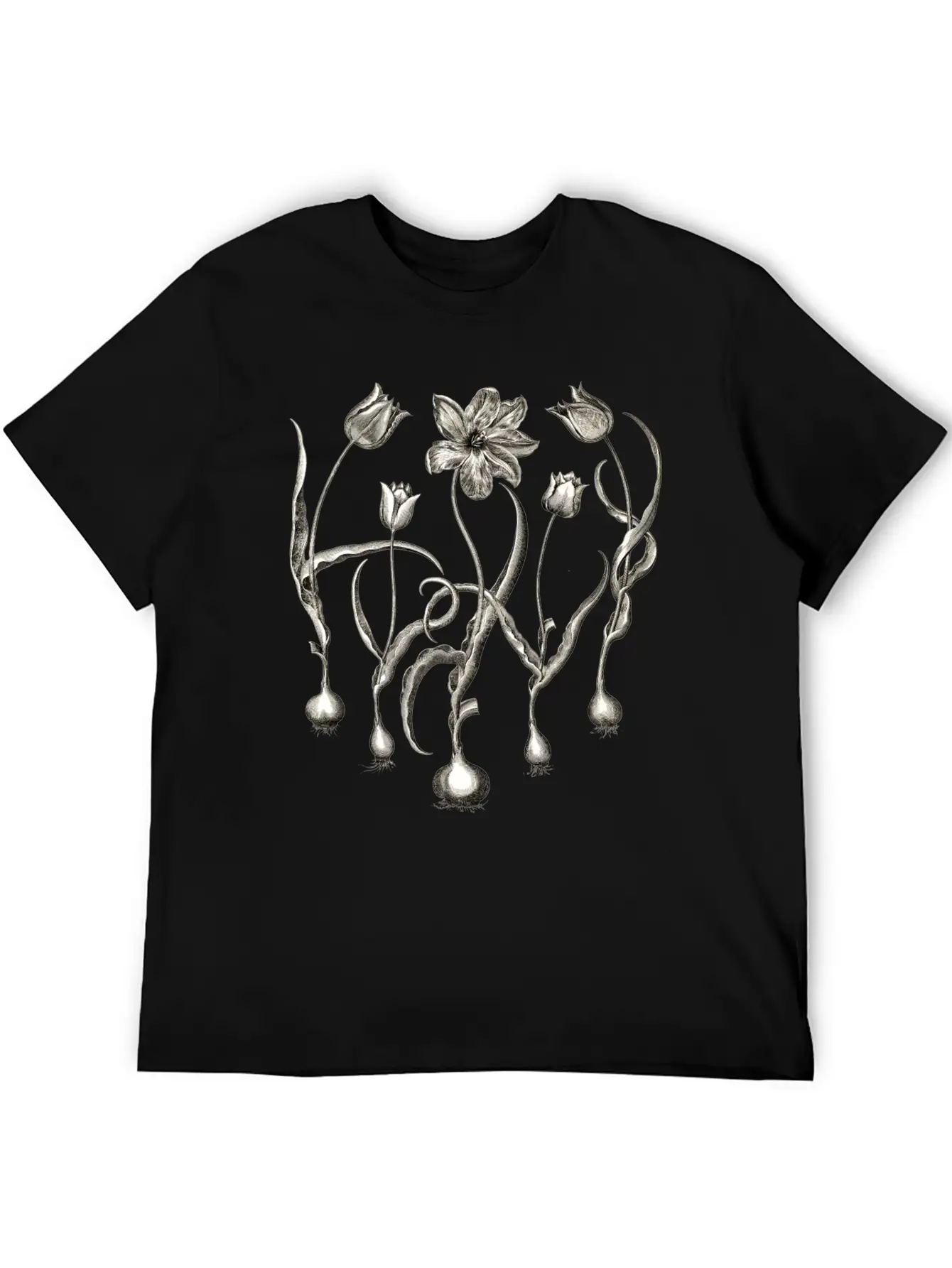 Tulips Basic Graphic T-Shirt ¨C Daily Comfort In Soft Cotton