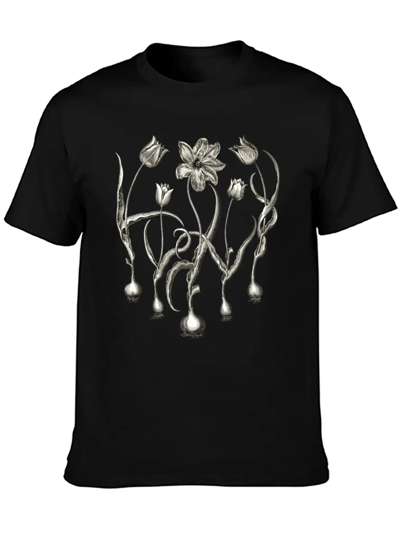 Tulips Basic Graphic T-Shirt ¨C Daily Comfort In Soft Cotton